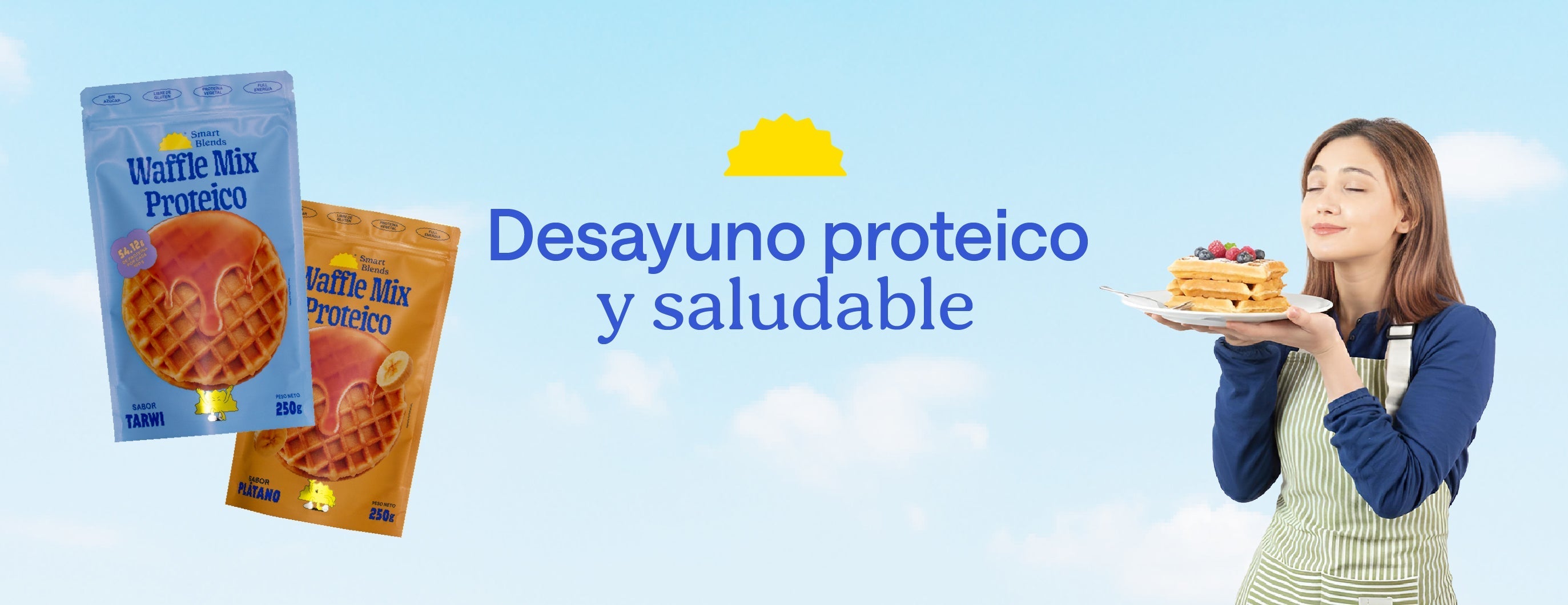Waffles Proteicos de Tarwi y Plátano Para Qué Sirven | SmartBlends