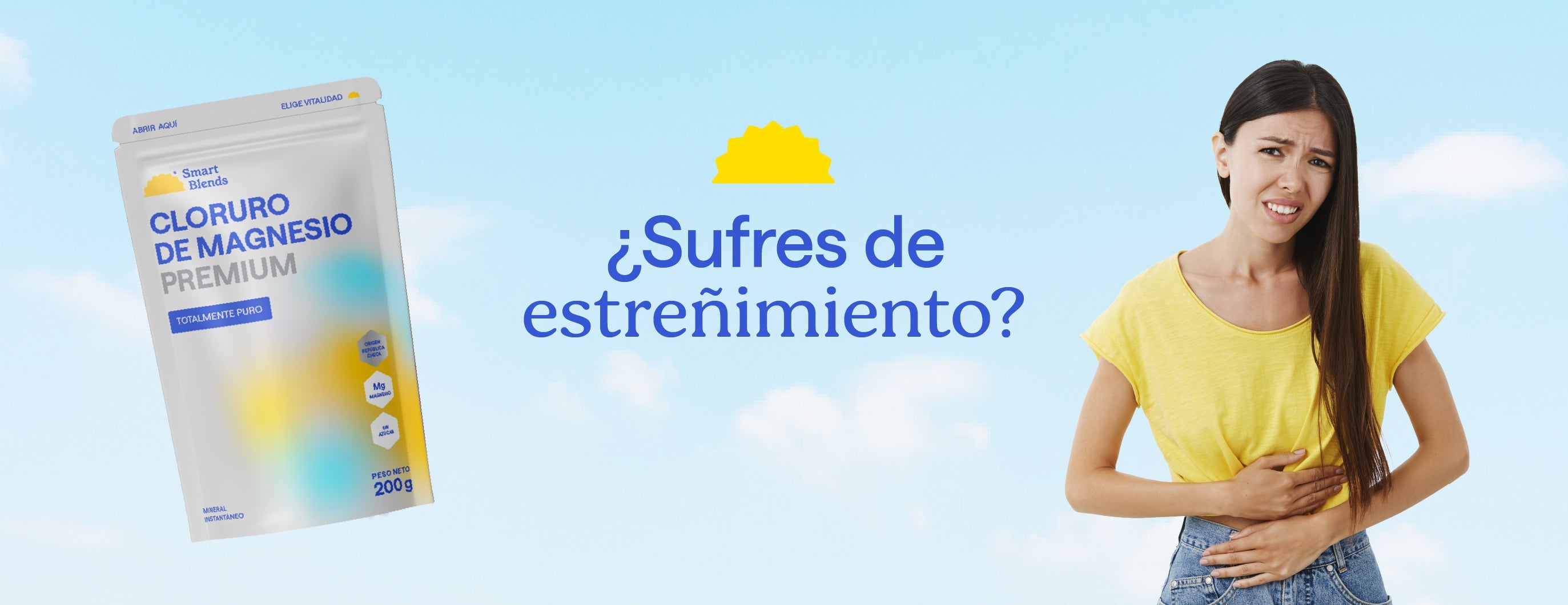 ¿Sufres de estreñimiento? El cloruro de magnesio es una buena opción