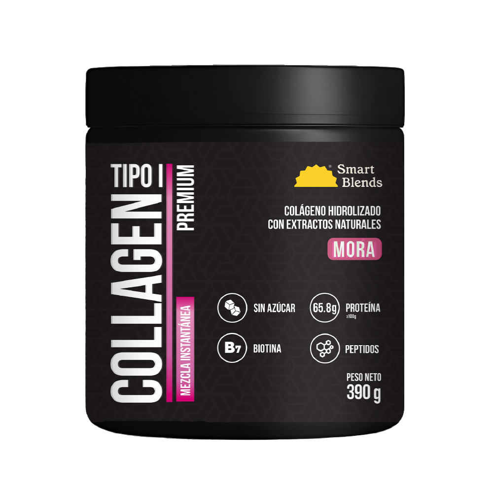 Colageno Hidrolizado Tipo 1 Premium Mora 390g