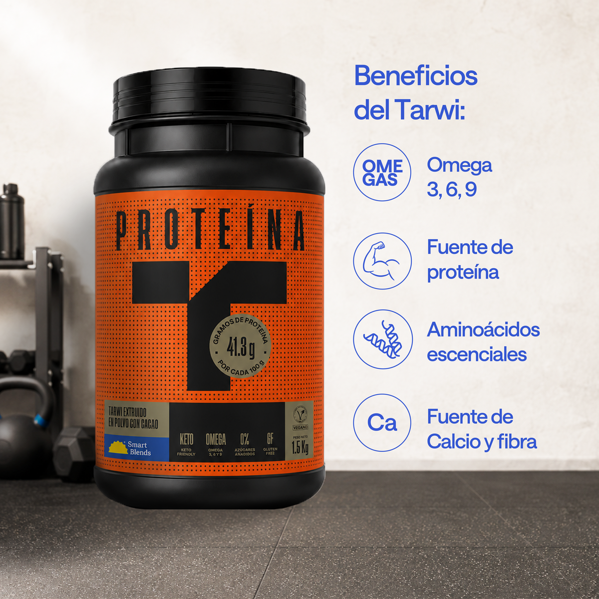 Proteína de tarwi con cacao 1.5kg