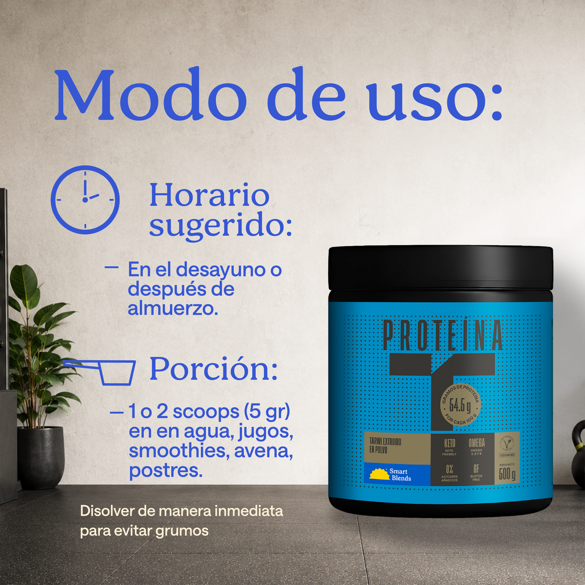 Proteína Tarwi (Chocho) 500g