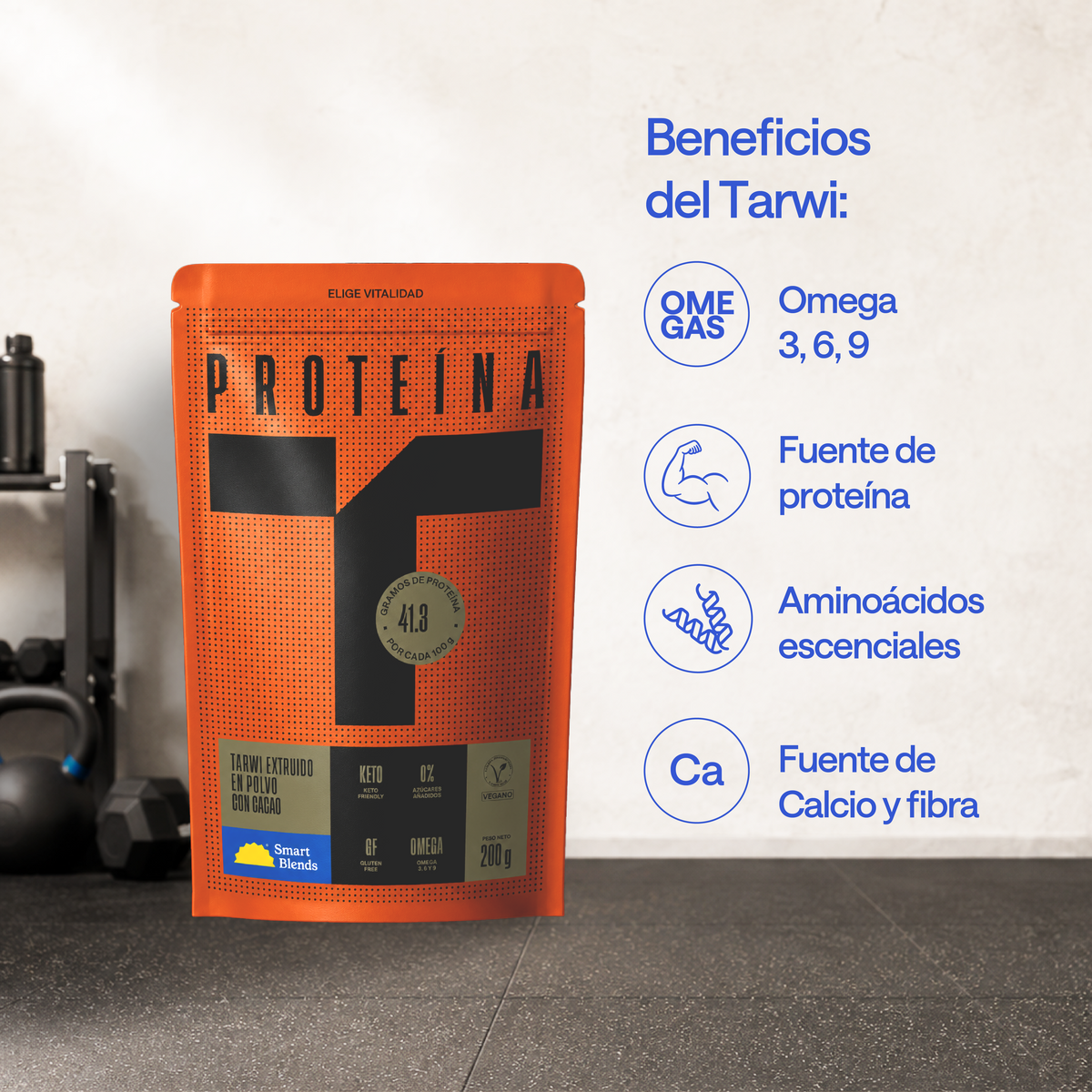 Proteina En Polvo De Chocolate Con Tarwi 200gr