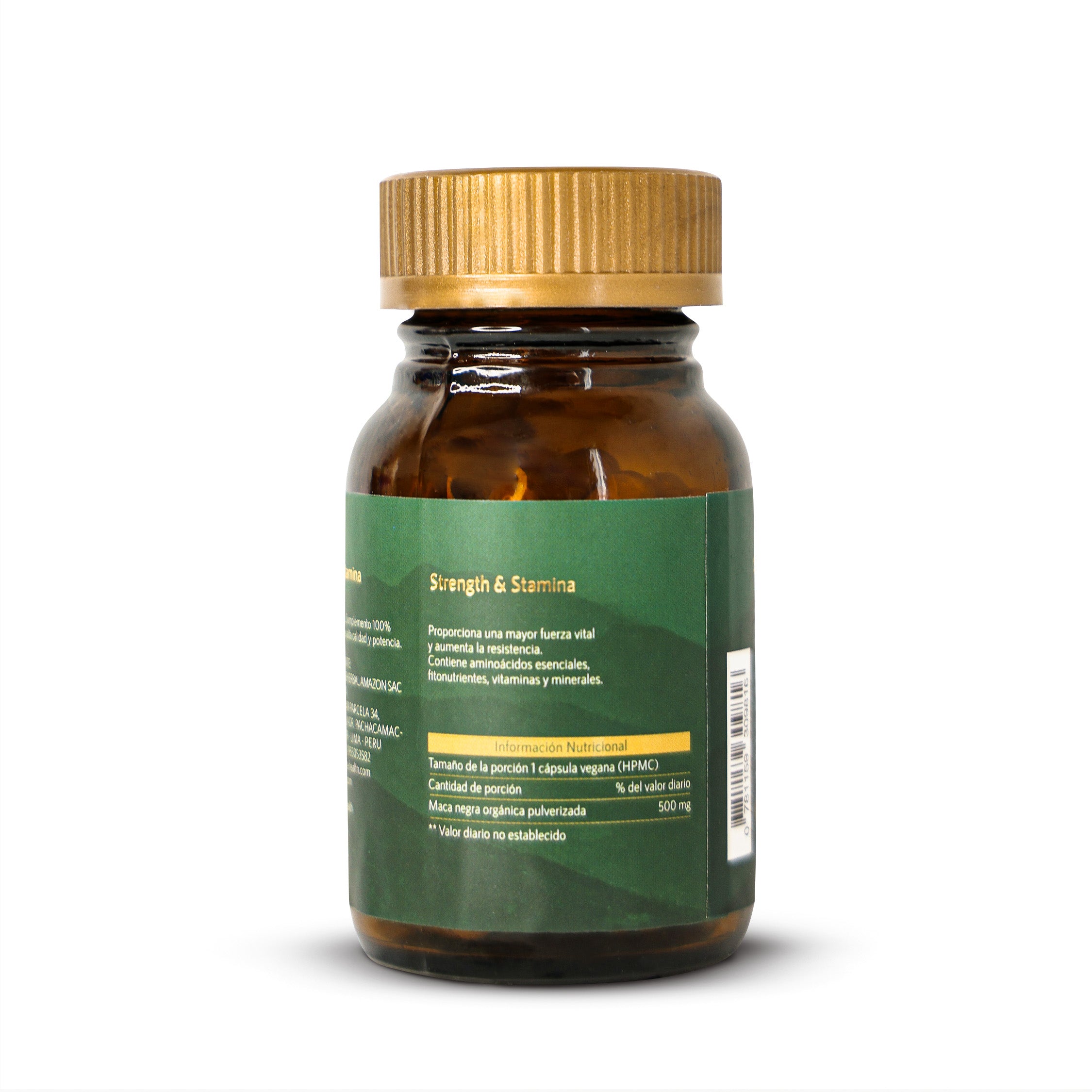 Black maca Herbals & health 60 capsulas