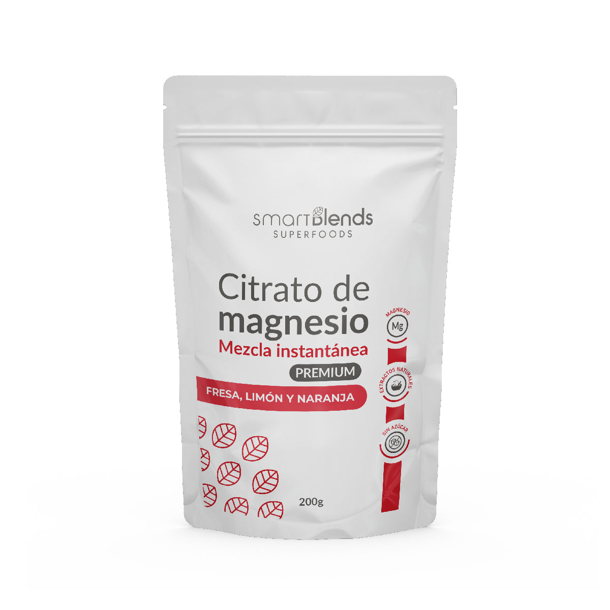 Citrato de Magnesio Premium Fresa 200g