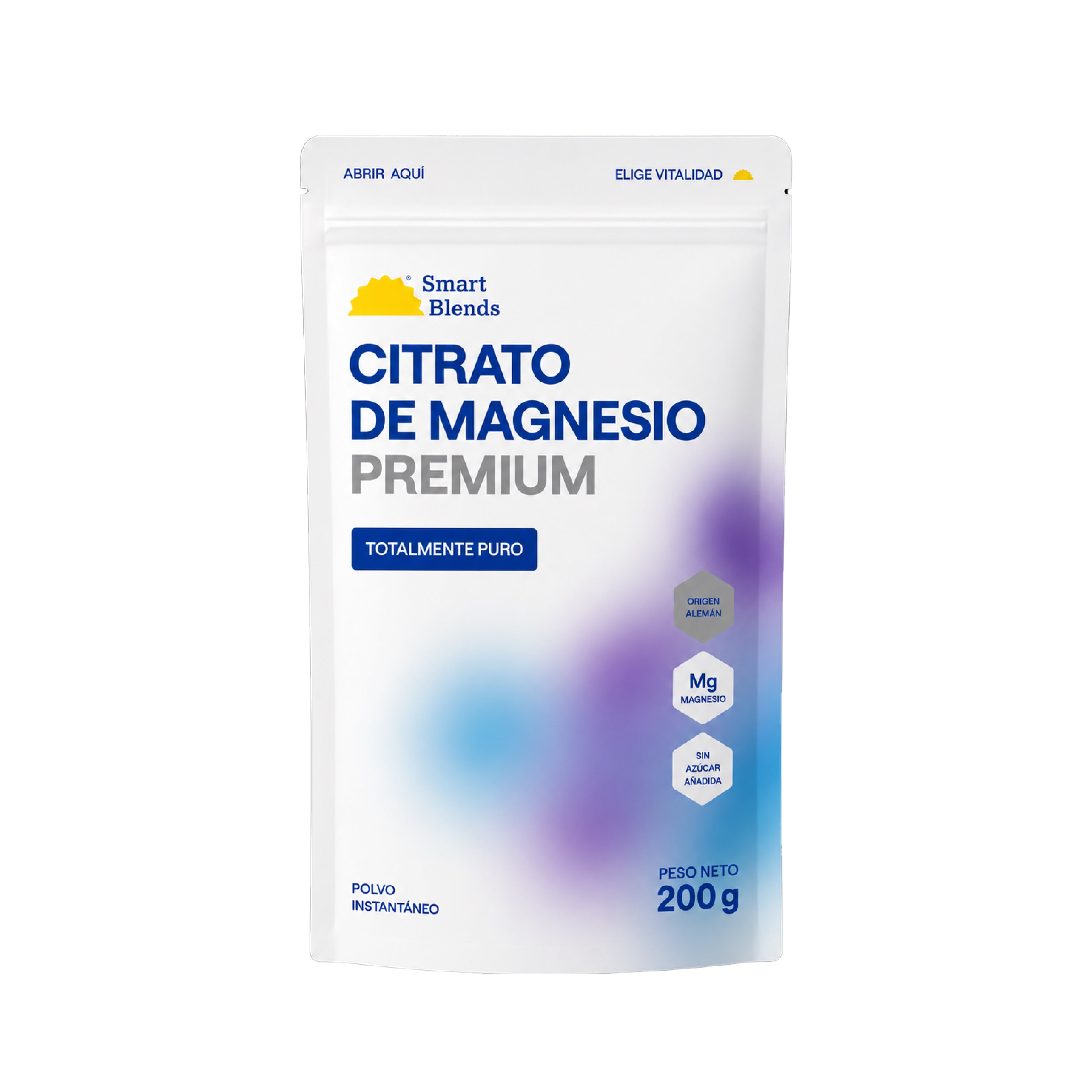 Citrato de Magnesio En Polvo Premium 200g