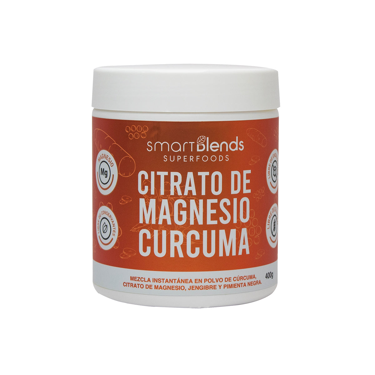 Citrato de Magnesio Cúrcuma 400g