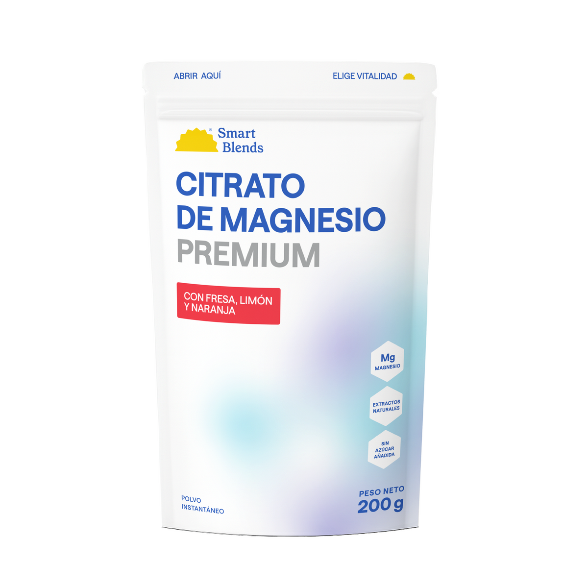 Citrato Magnesio Fresa, Limón Y Naranja 200g
