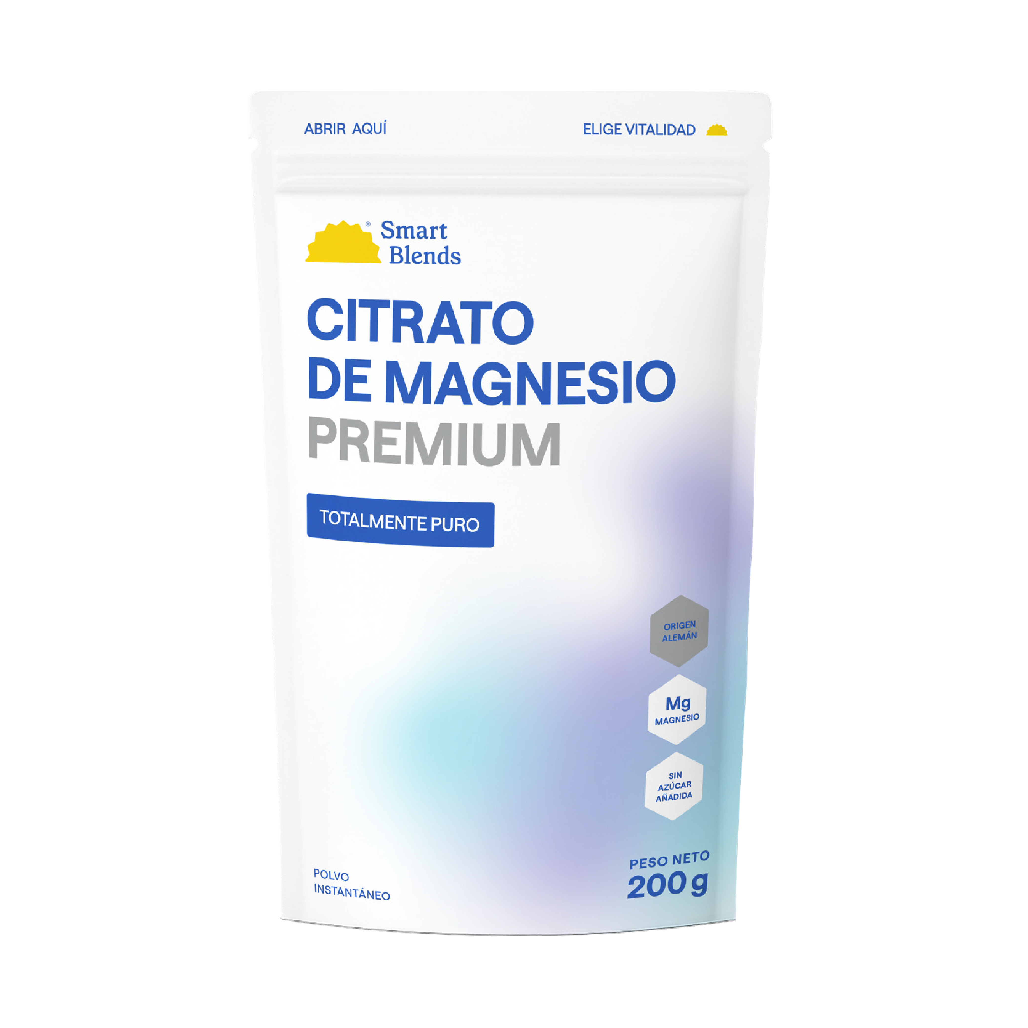 Citrato de Magnesio En Polvo Premium 200g