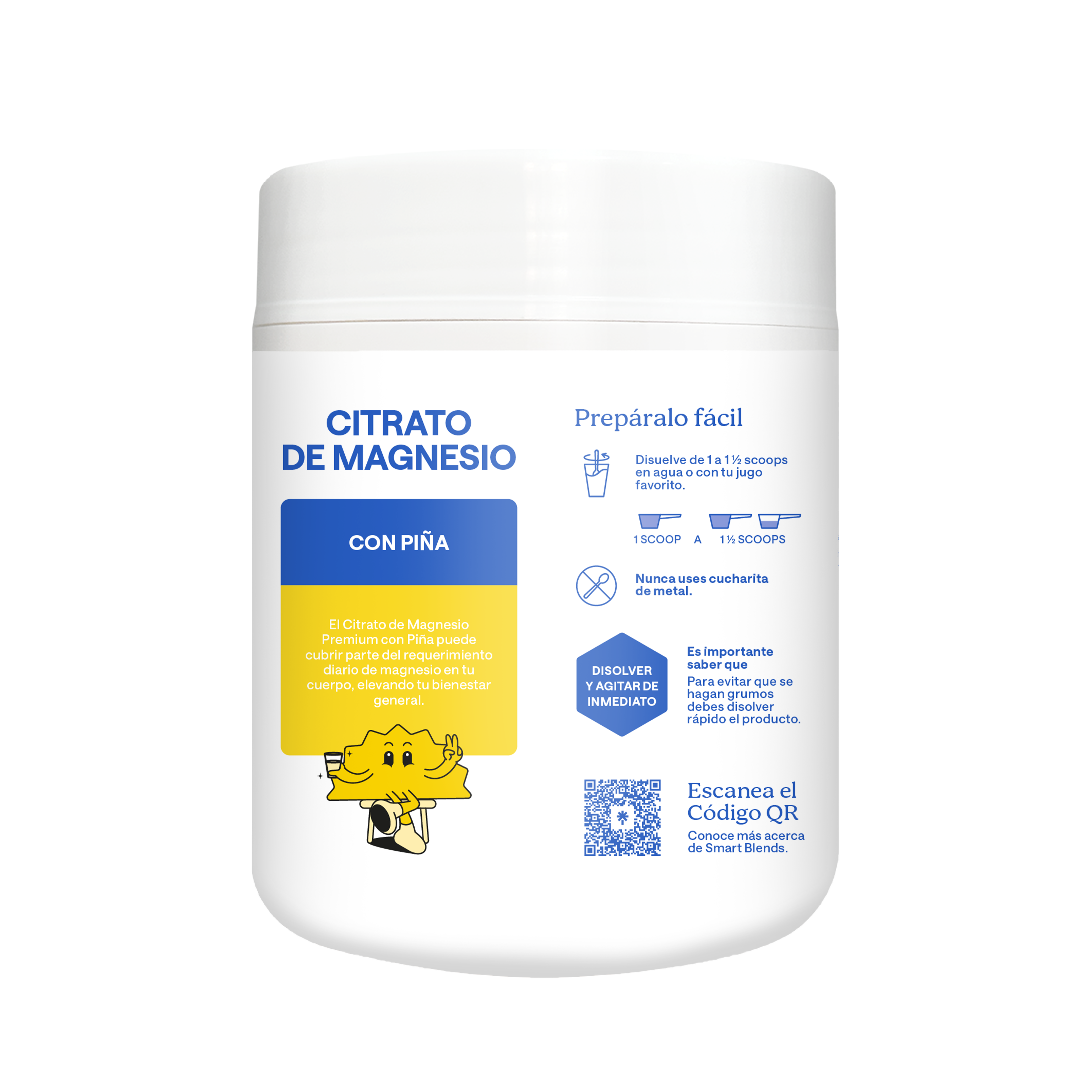 Citrato De Magnesio Para Niños Piña 150gr