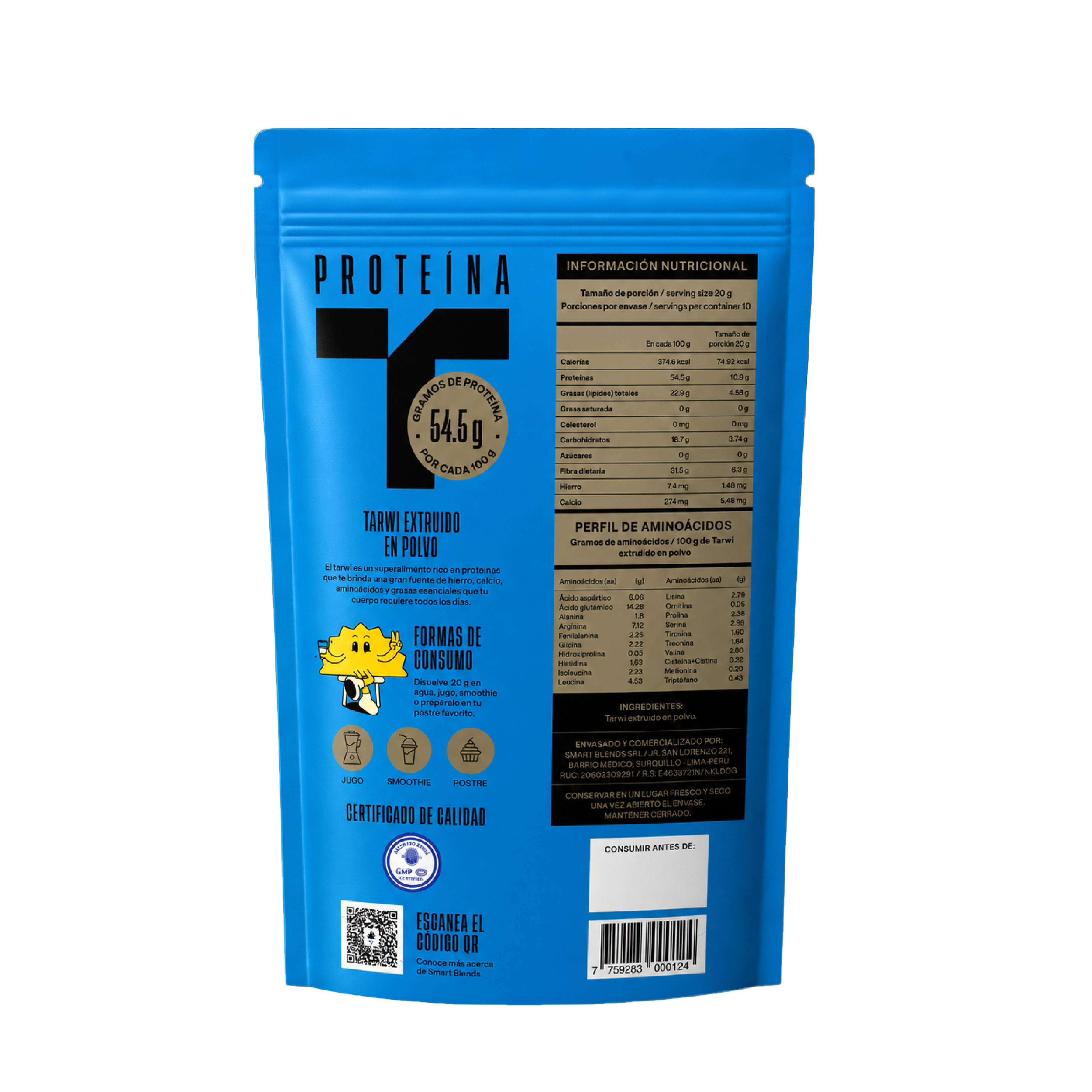 Proteína Tarwi (Chocho) 200g