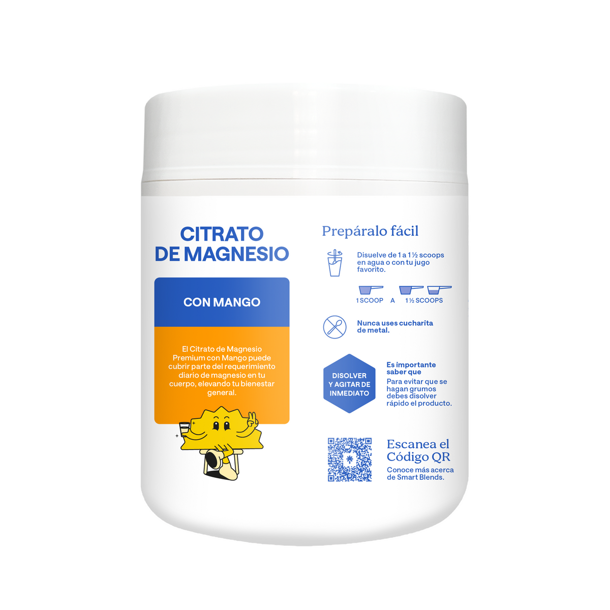 Citrato De Magnesio Para Niños Mango 150gr