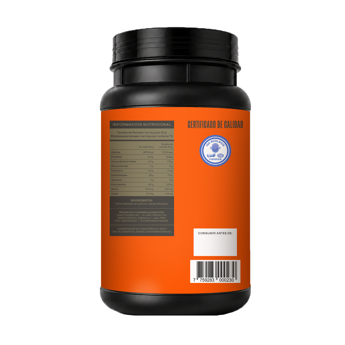 Proteína de tarwi con cacao 1.5kg