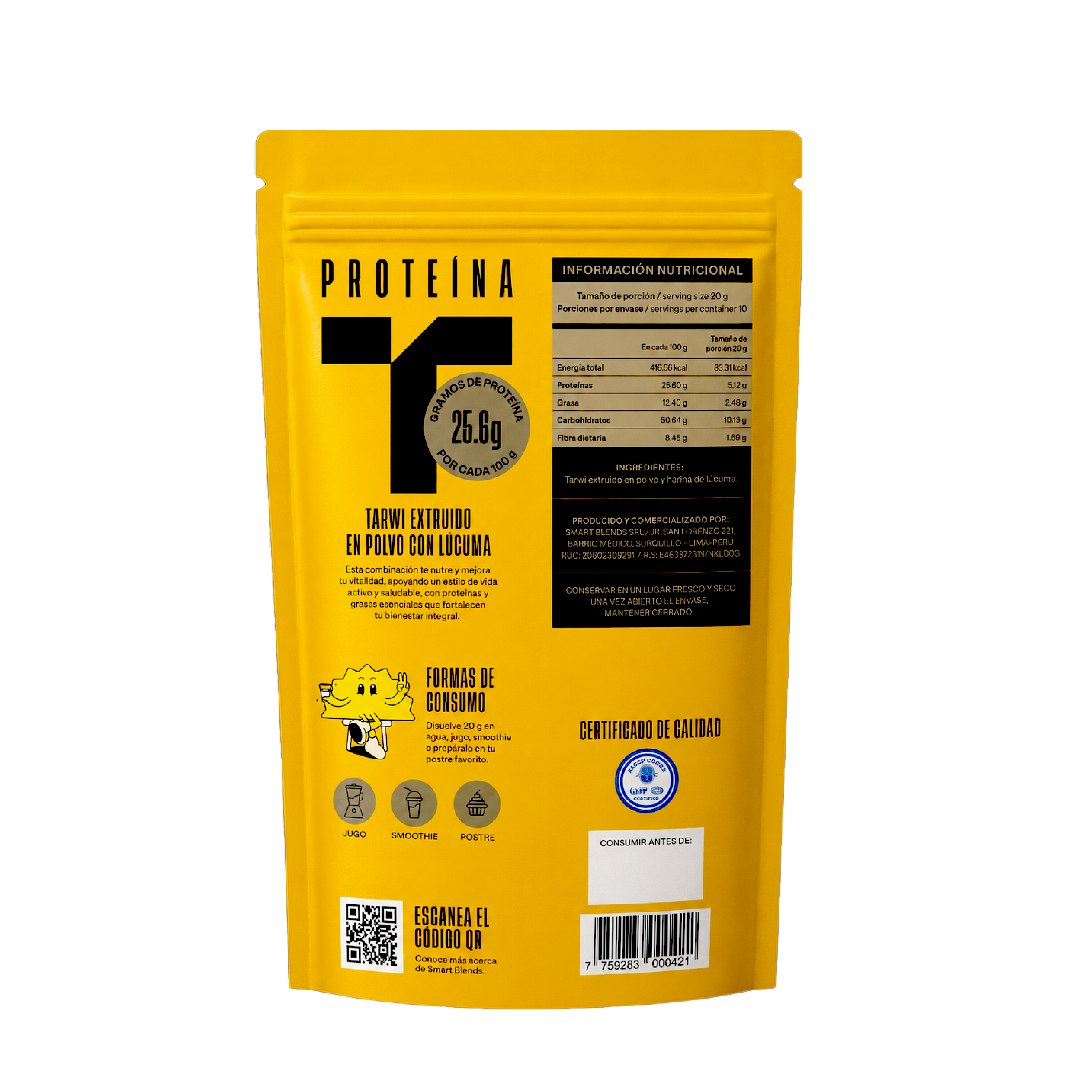 Proteína de tarwi con lucuma 200g