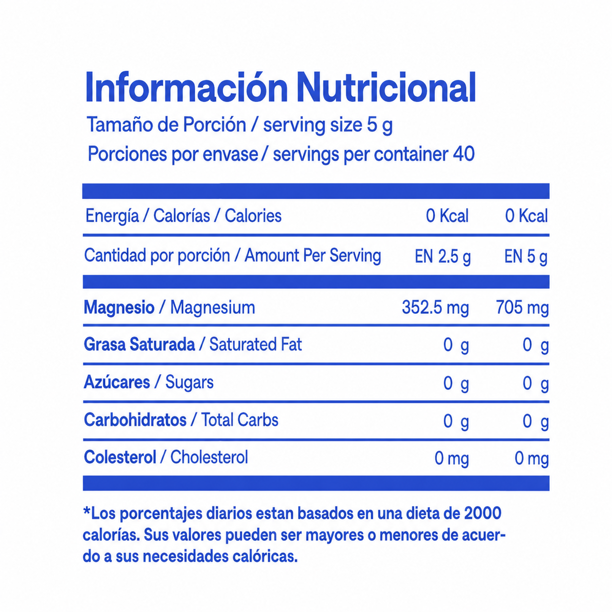 Bisglicinato De Magnesio Premium 200g