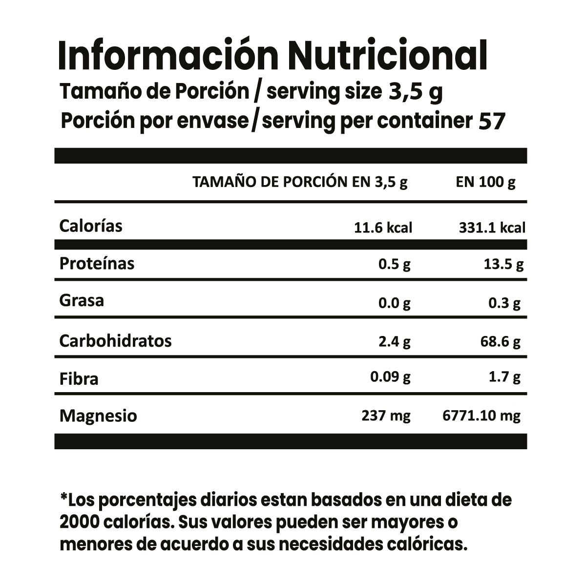 Citrato de Magnesio Maca Negra 200g