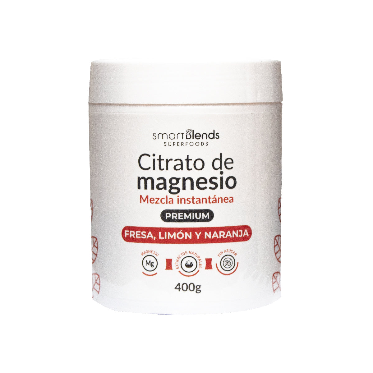 Citrato de Magnesio Premium Fresa 400g