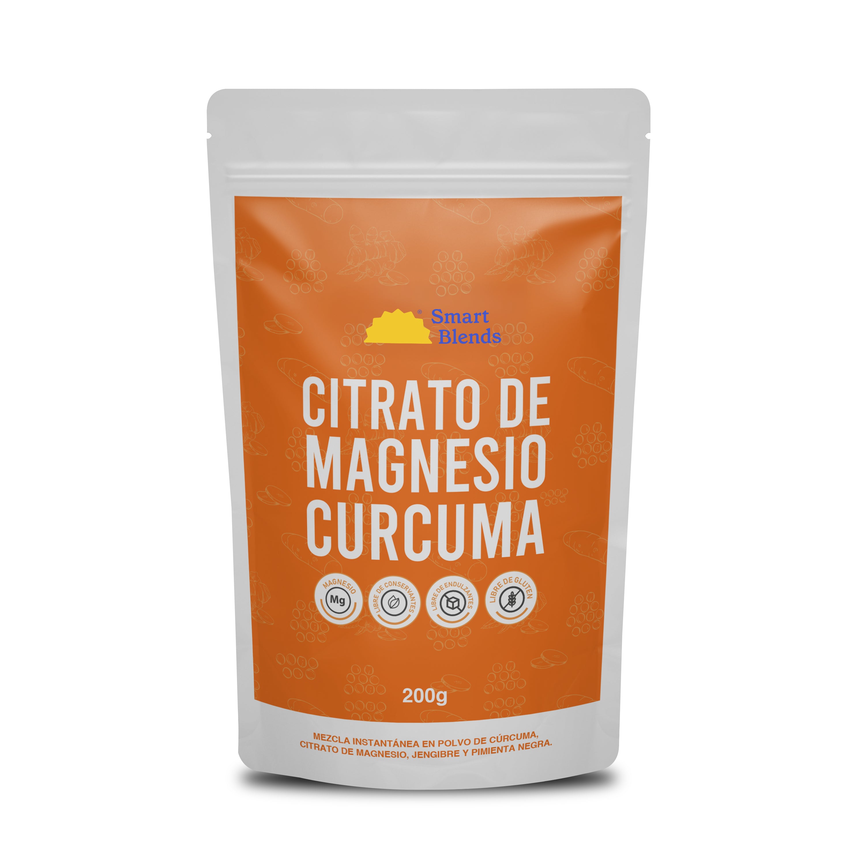 Citrato de Magnesio Cúrcuma 200g