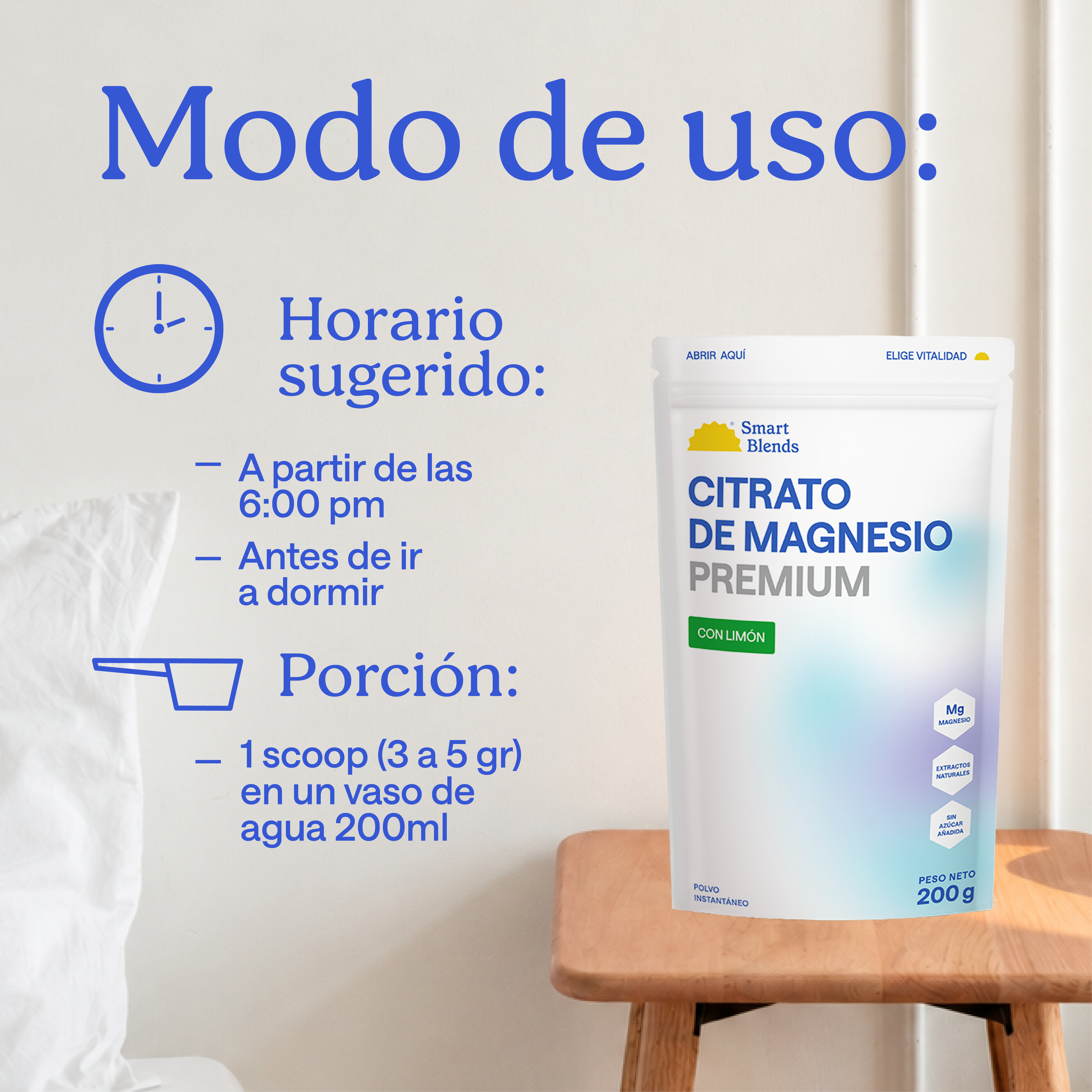 Citrato De Potasio Y Magnesio 200gr - Pack Duo Power 200g