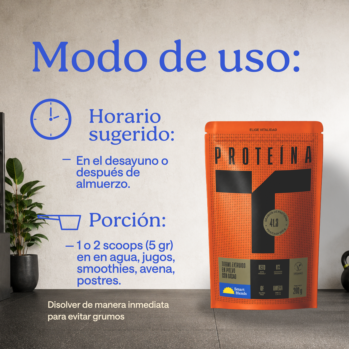 Proteina En Polvo De Chocolate Con Tarwi 200gr