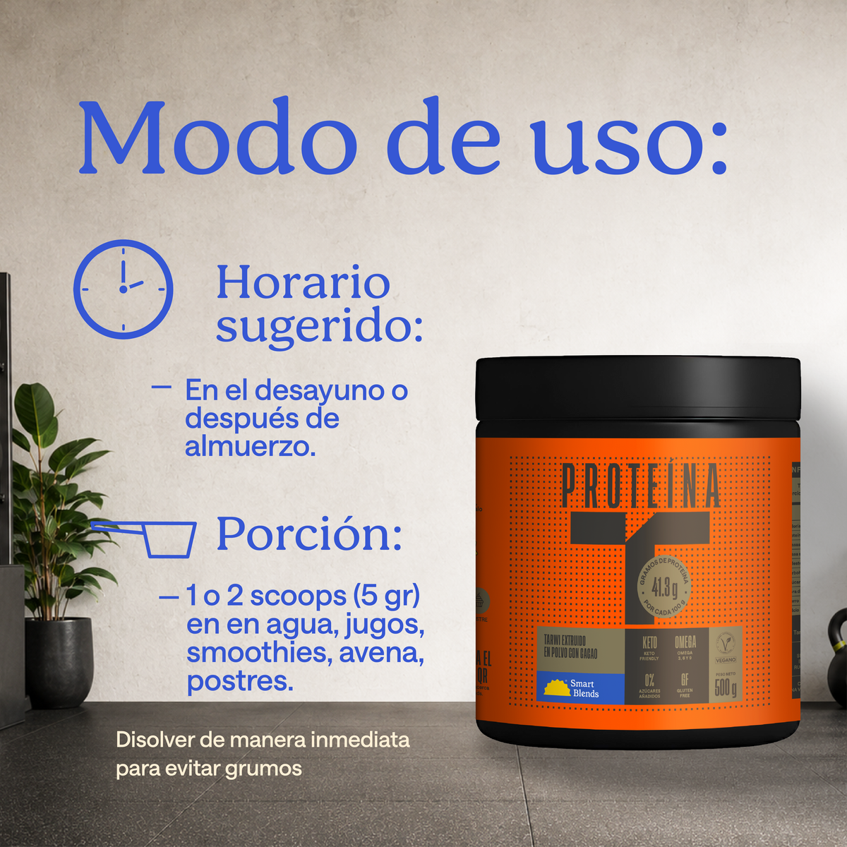Proteina En Polvo De Chocolate Con Tarwi 500gr