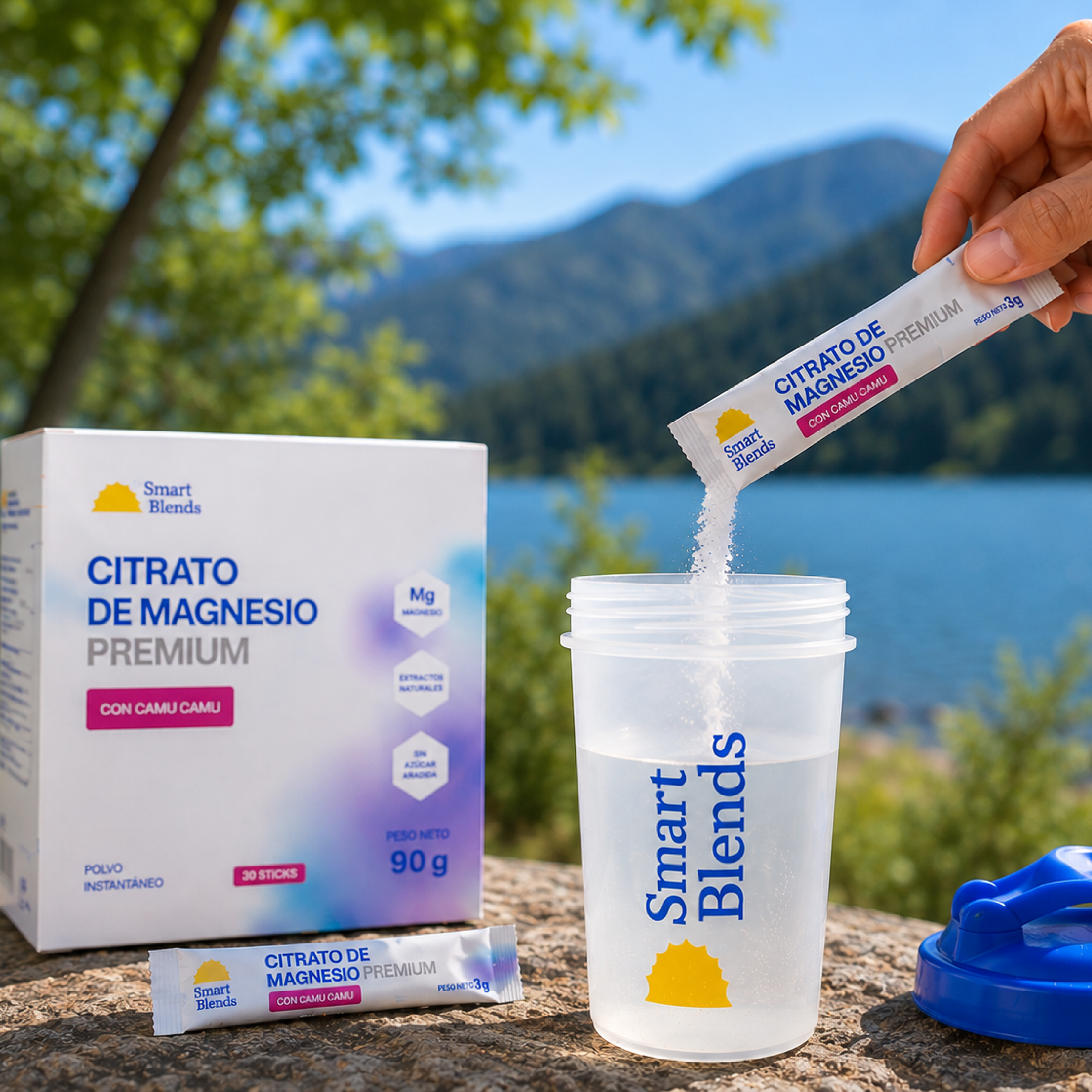 Citrato De Magnesio En Sobres Camu Camu x30uds
