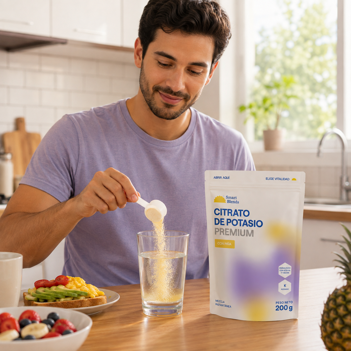 Citrato De Potasio con Piña 200g