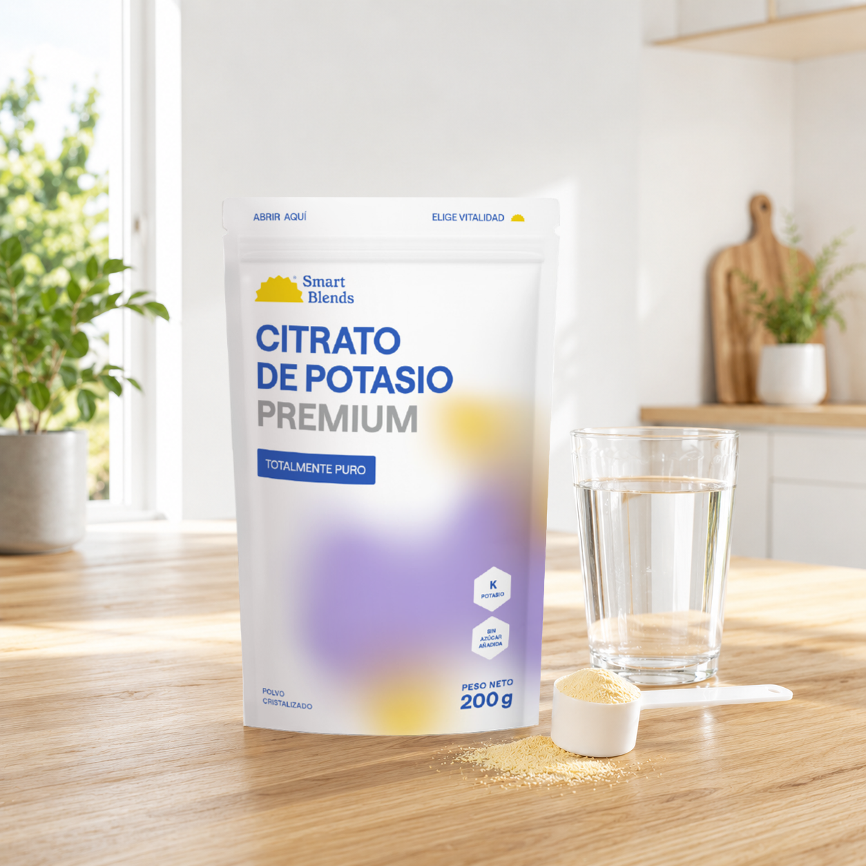 Citrato De Magnesio Y Potasio 200g
