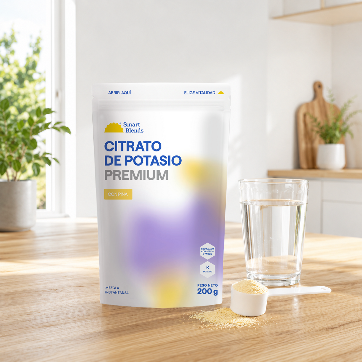 Citrato De Potasio con Piña 200g