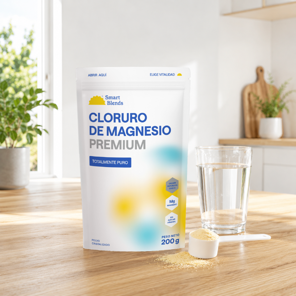 Cloruro De Magnesio En Polvo 200g