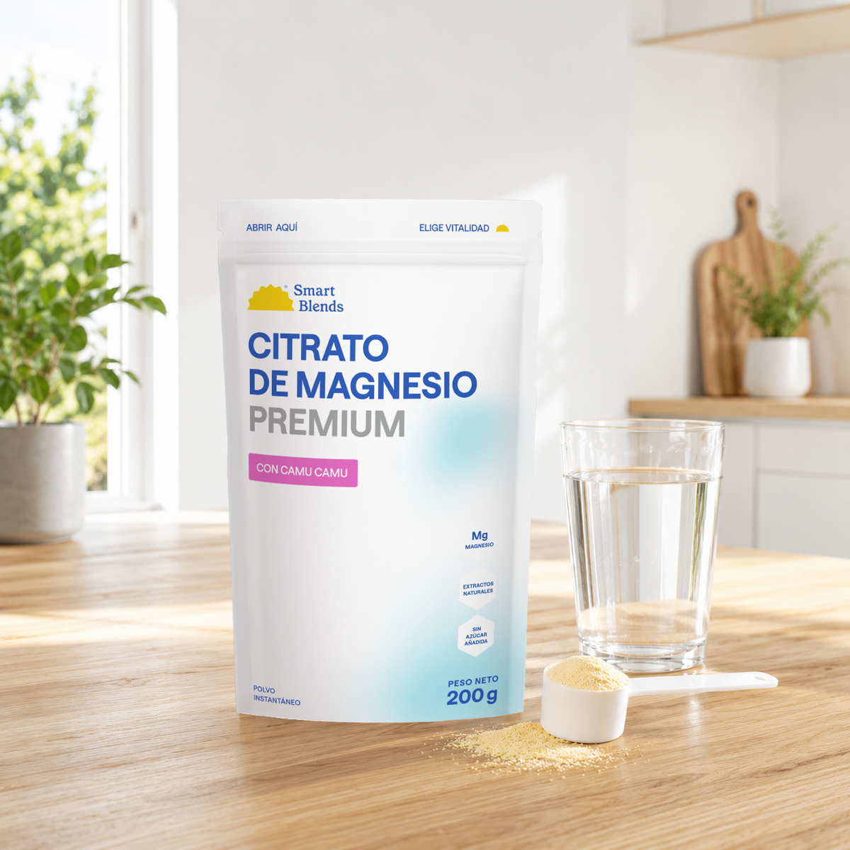 Citrato Magnesio Y Camu Camu Premium 200g