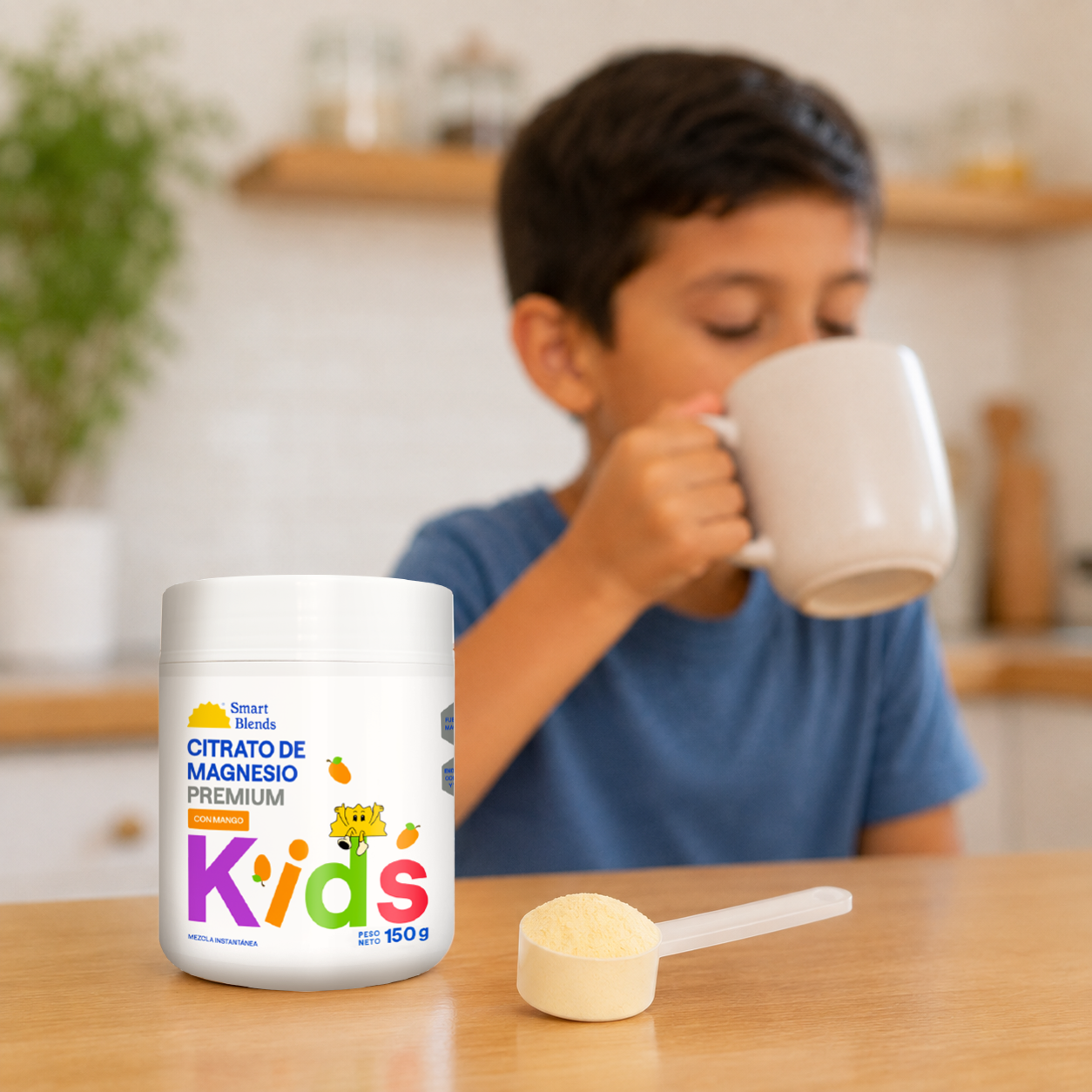 Citrato De Magnesio Para Niños Mango 150gr