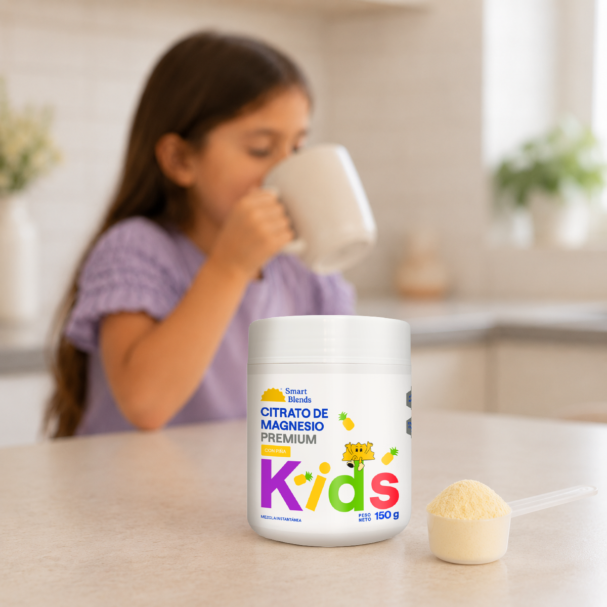 Citrato De Magnesio Para Niños Piña 150gr