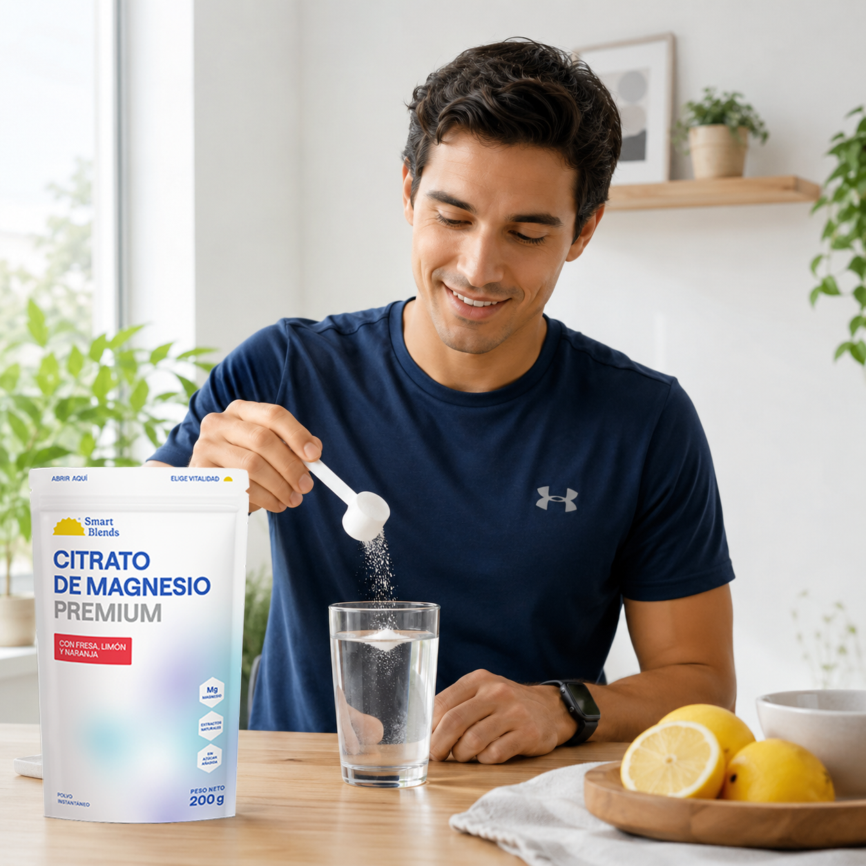 Citrato Magnesio Fresa, Limón Y Naranja 200g