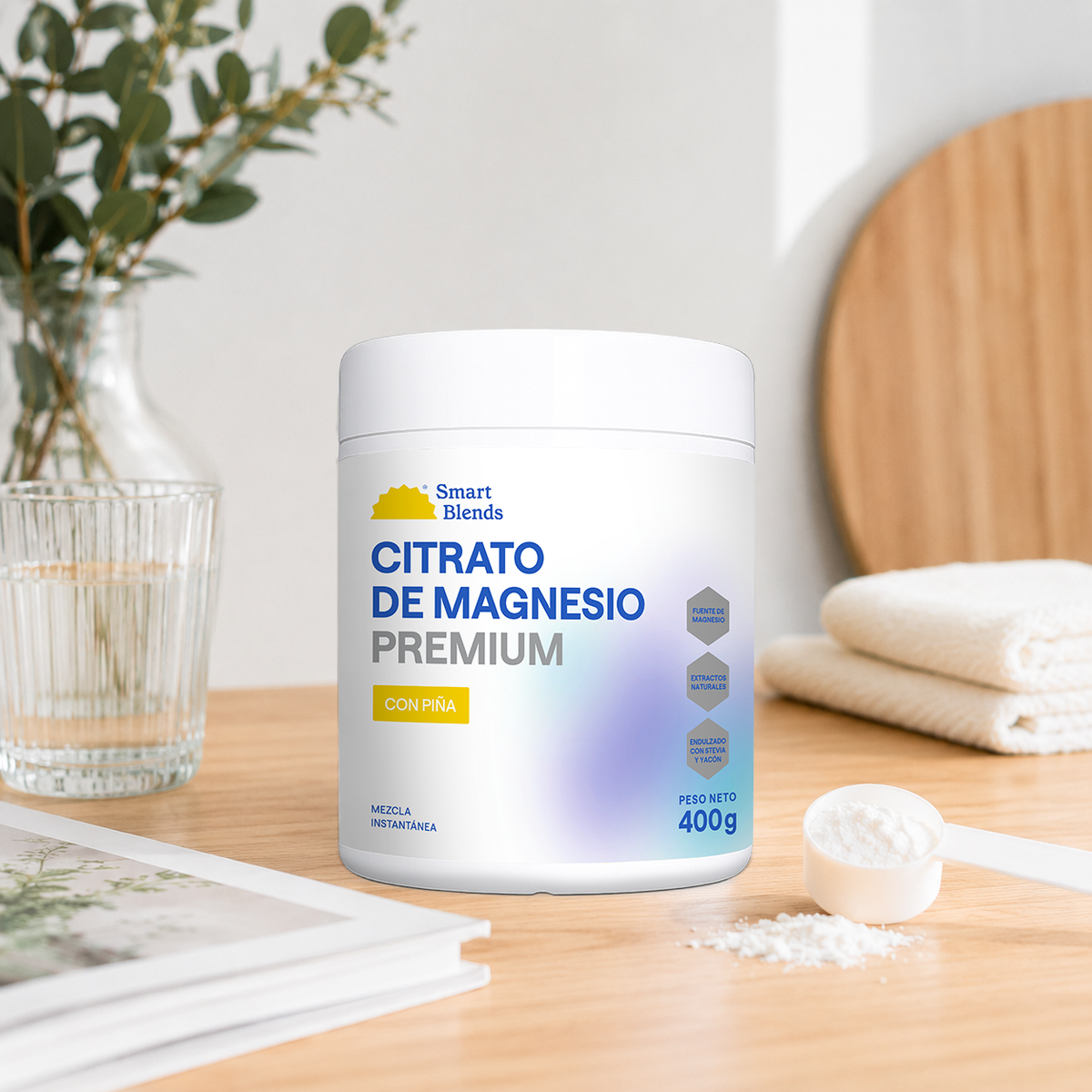 Citrato De Magnesio Con Piña Premium 400g