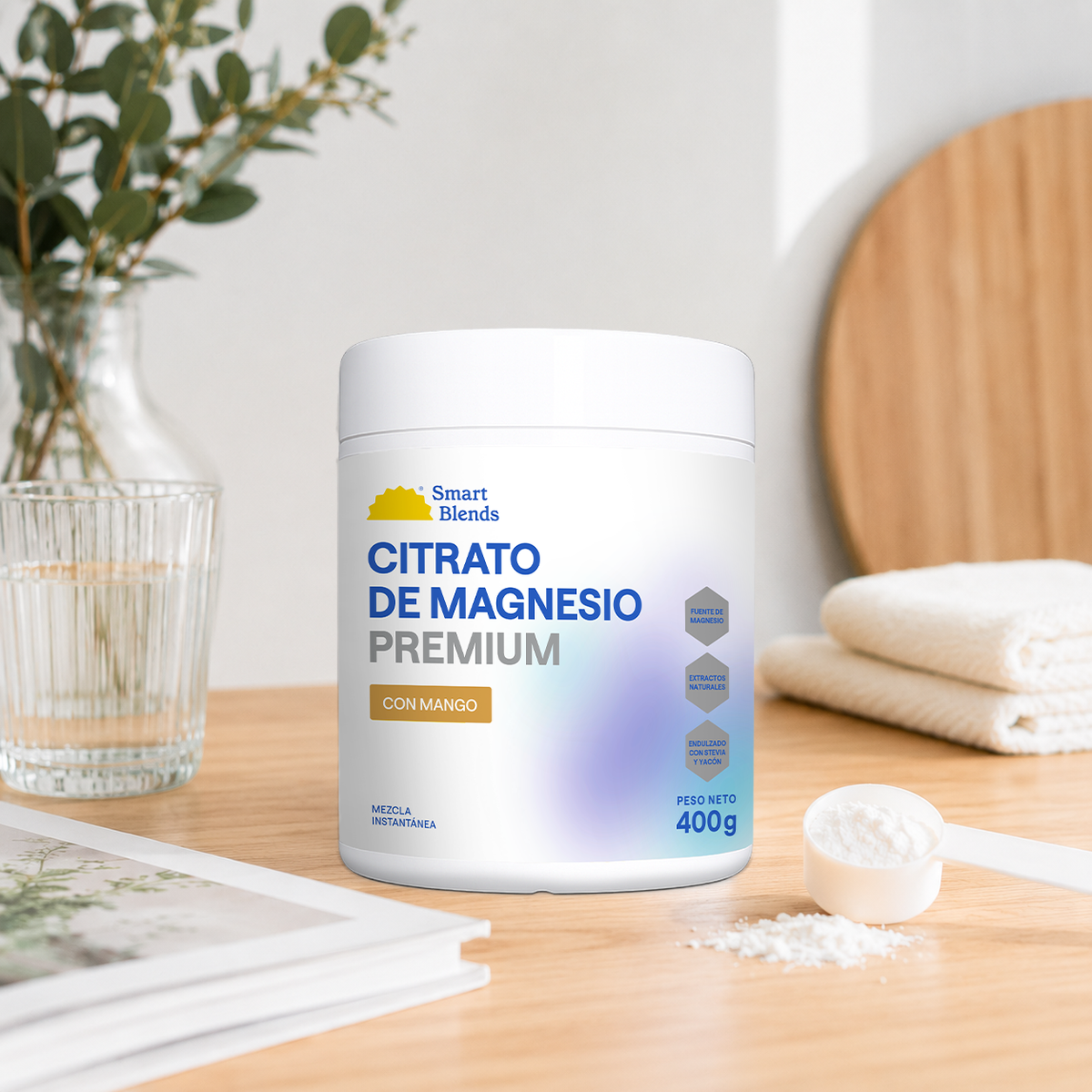 Citrato De Magnesio Con Mango Premium 400g
