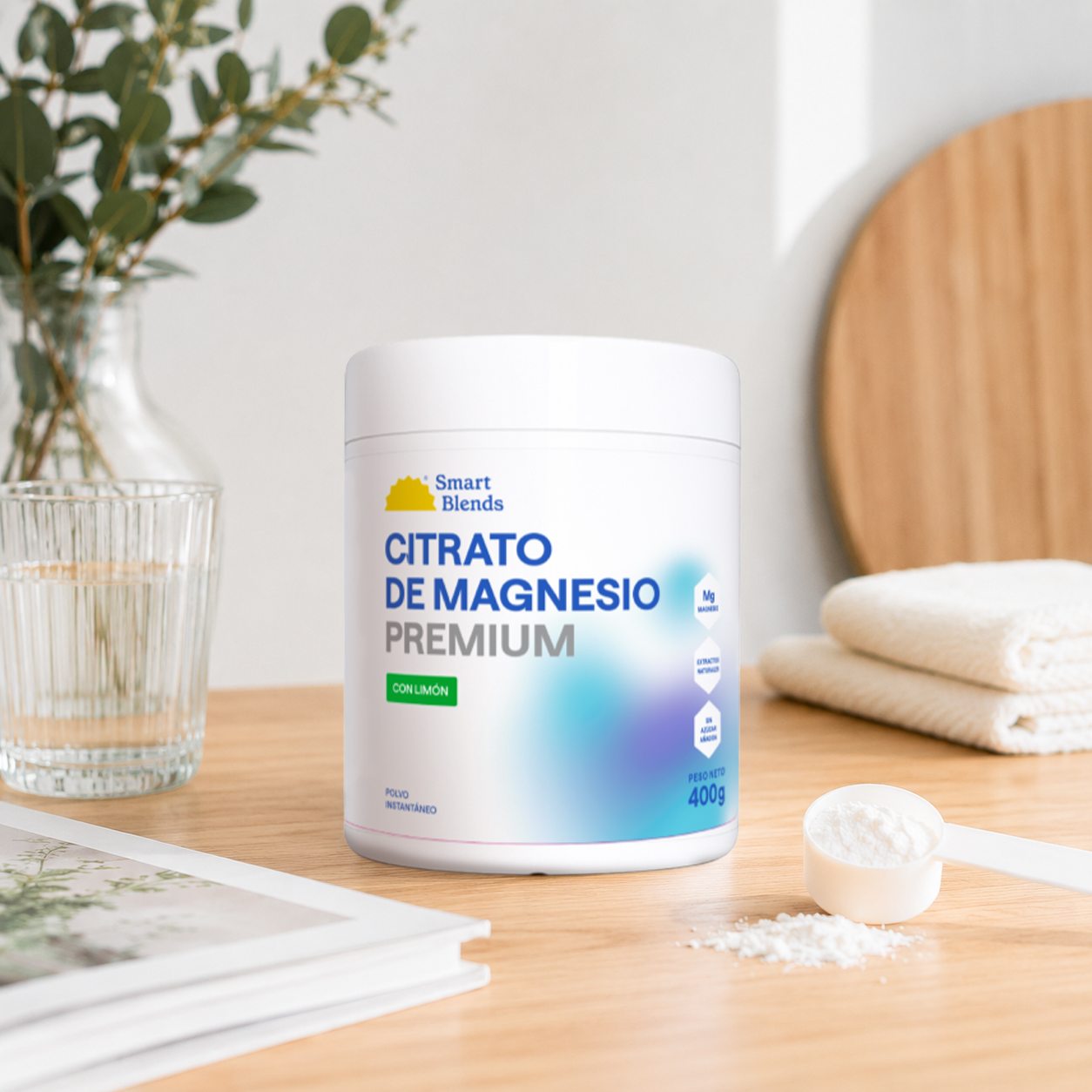 Citrato De Magnesio Con Limon Premium 400g