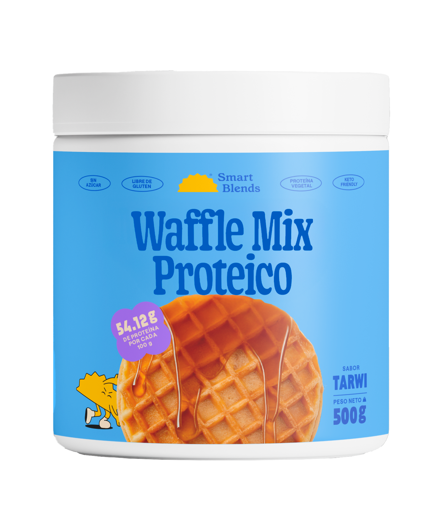 Waffle mix proteico 500g
