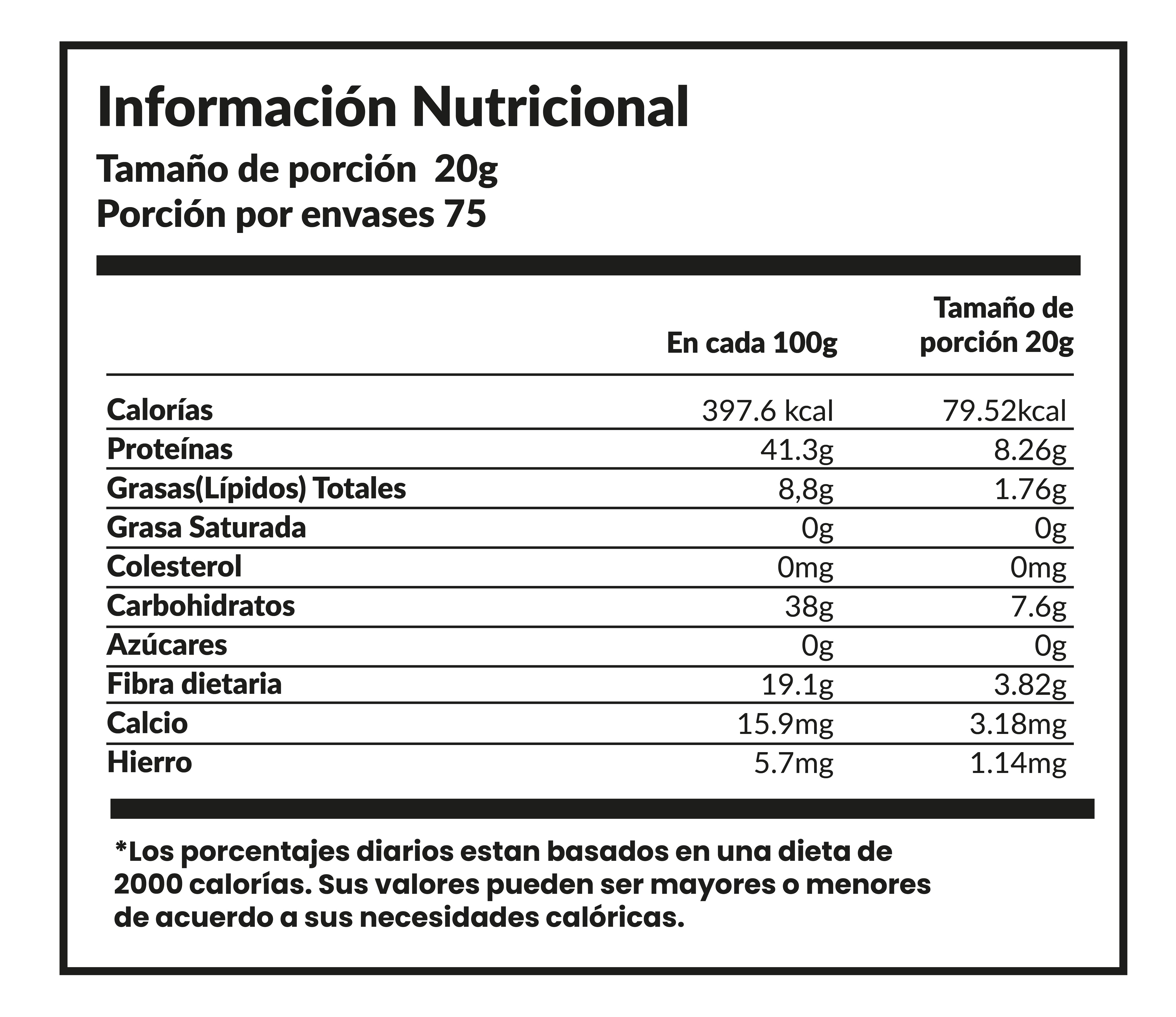 Proteína de tarwi con cacao 1.5kg