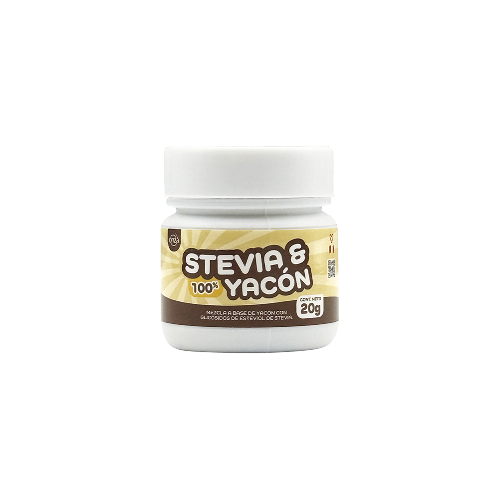 STEVIA CON YACON ONZA POTE 20GR