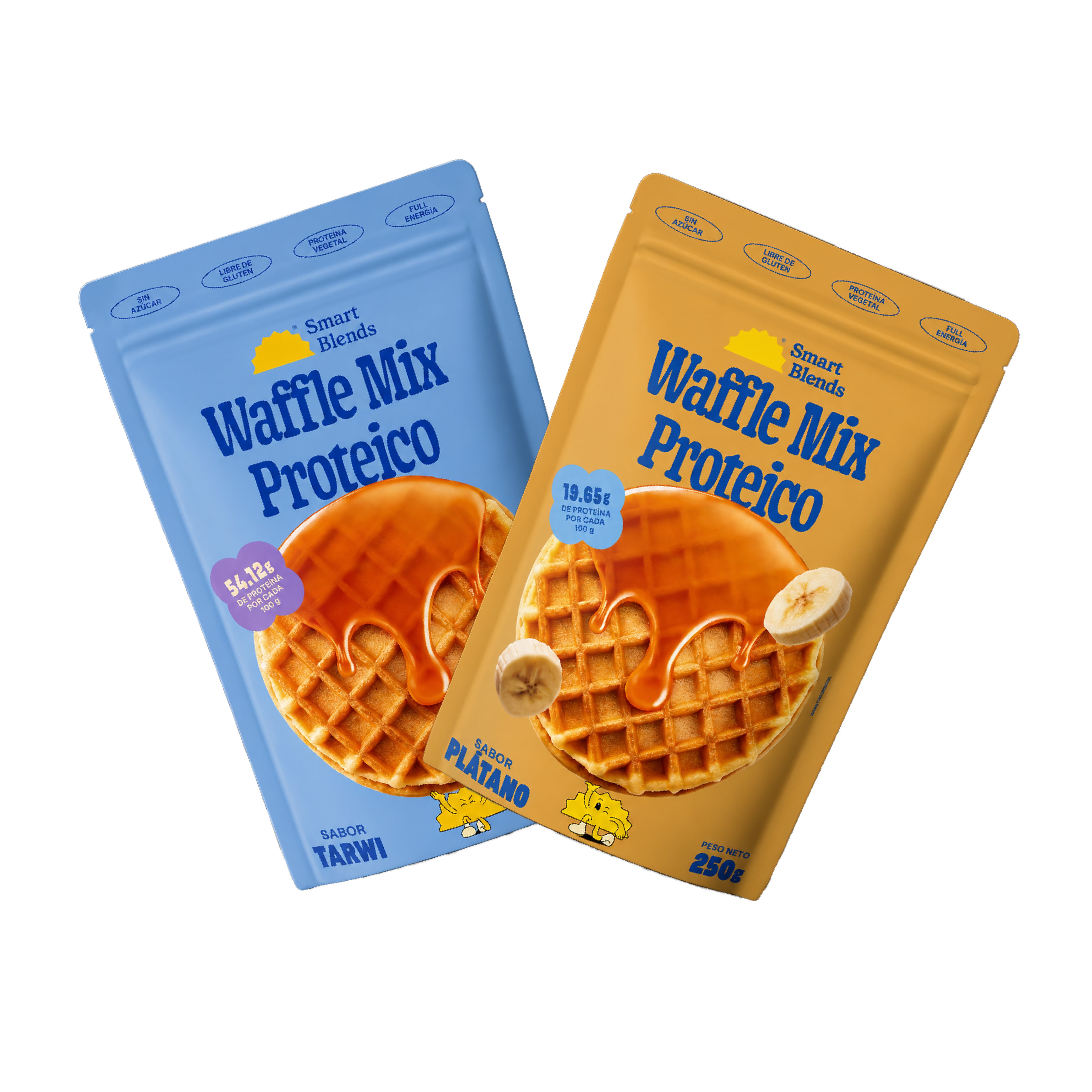 Pack doble Waffle mix proteico
