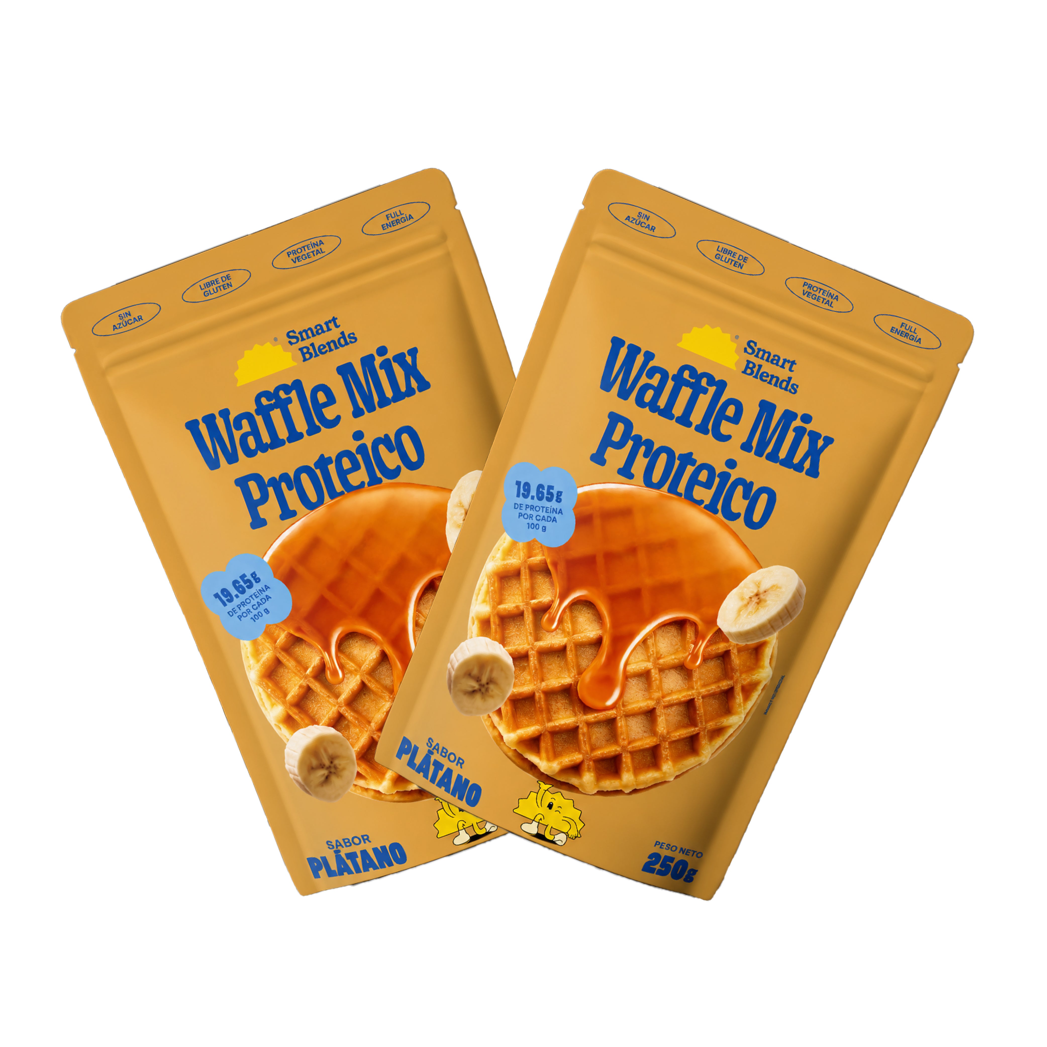 Pack doble Waffle mix proteico