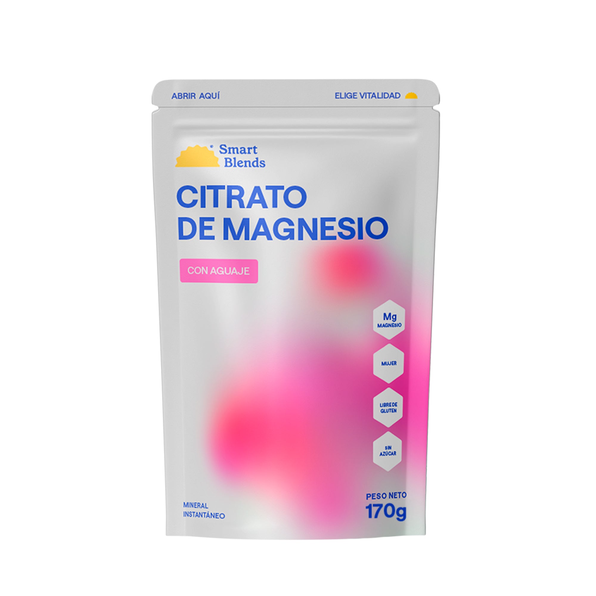 Citrato De Magnesio En Polvo Con Maca Roja Y Aguaje 170g