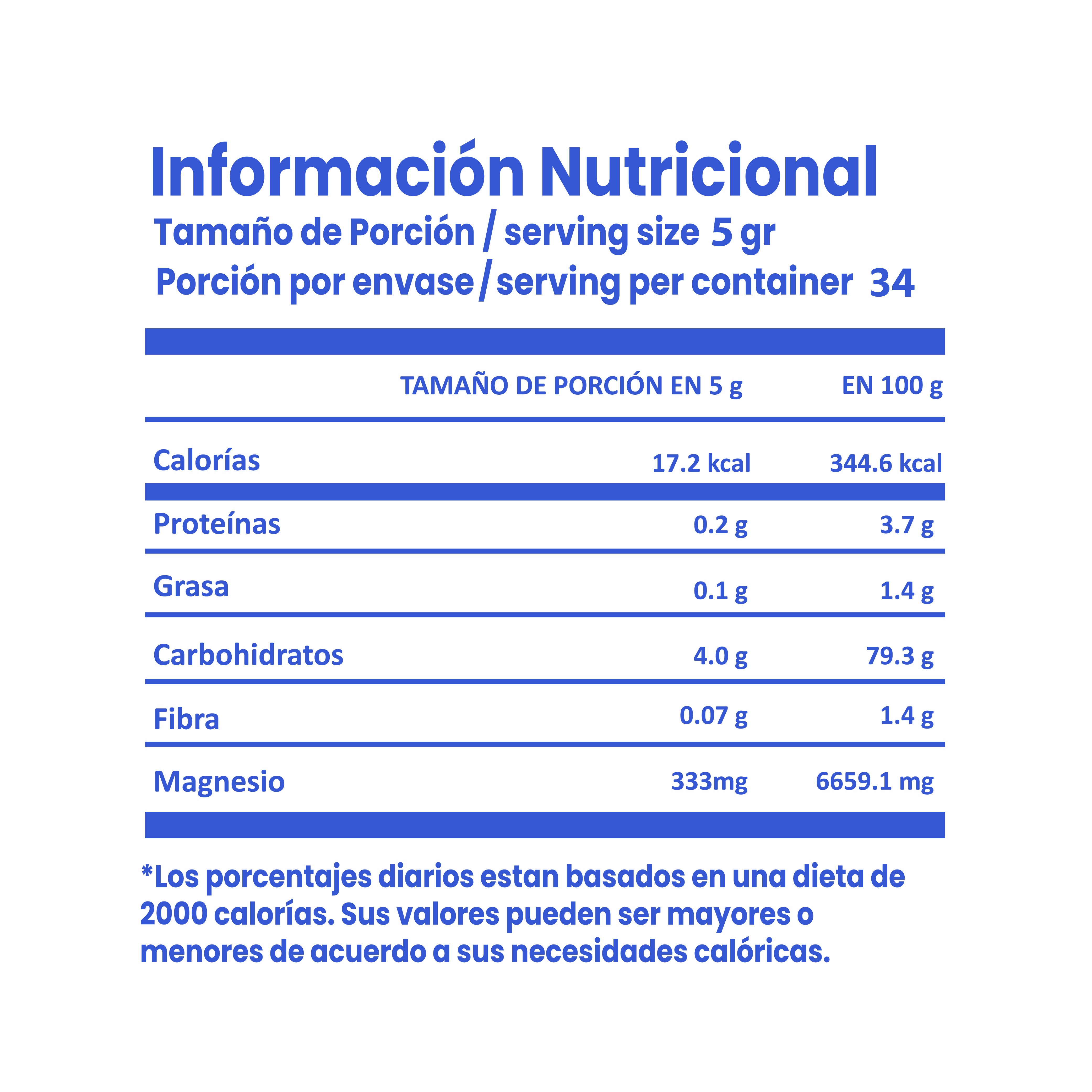 Citrato De Magnesio En Polvo Con Maca Roja Y Aguaje 170g