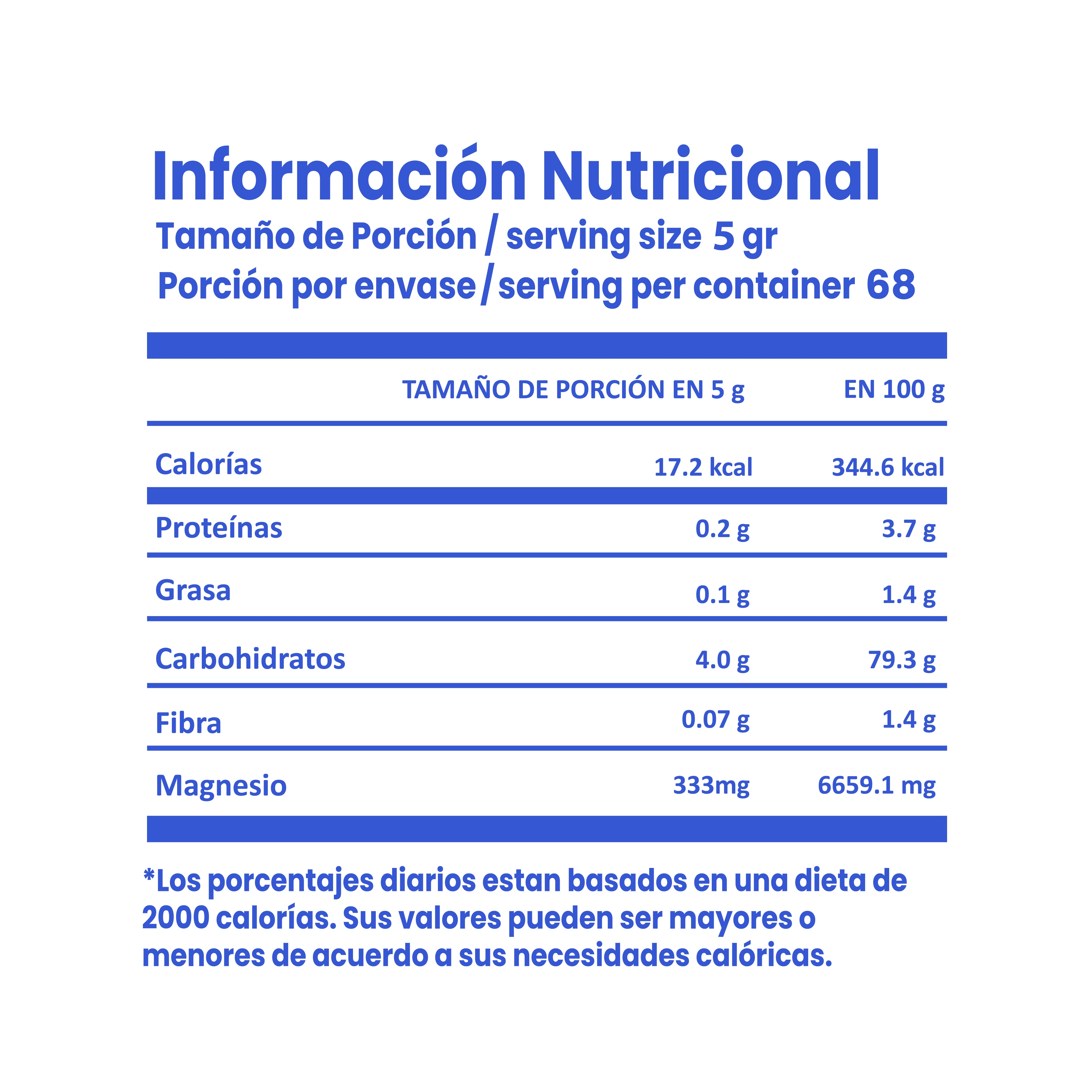 Citrato De Magnesio En Polvo Con Maca Roja Y Aguaje 340g