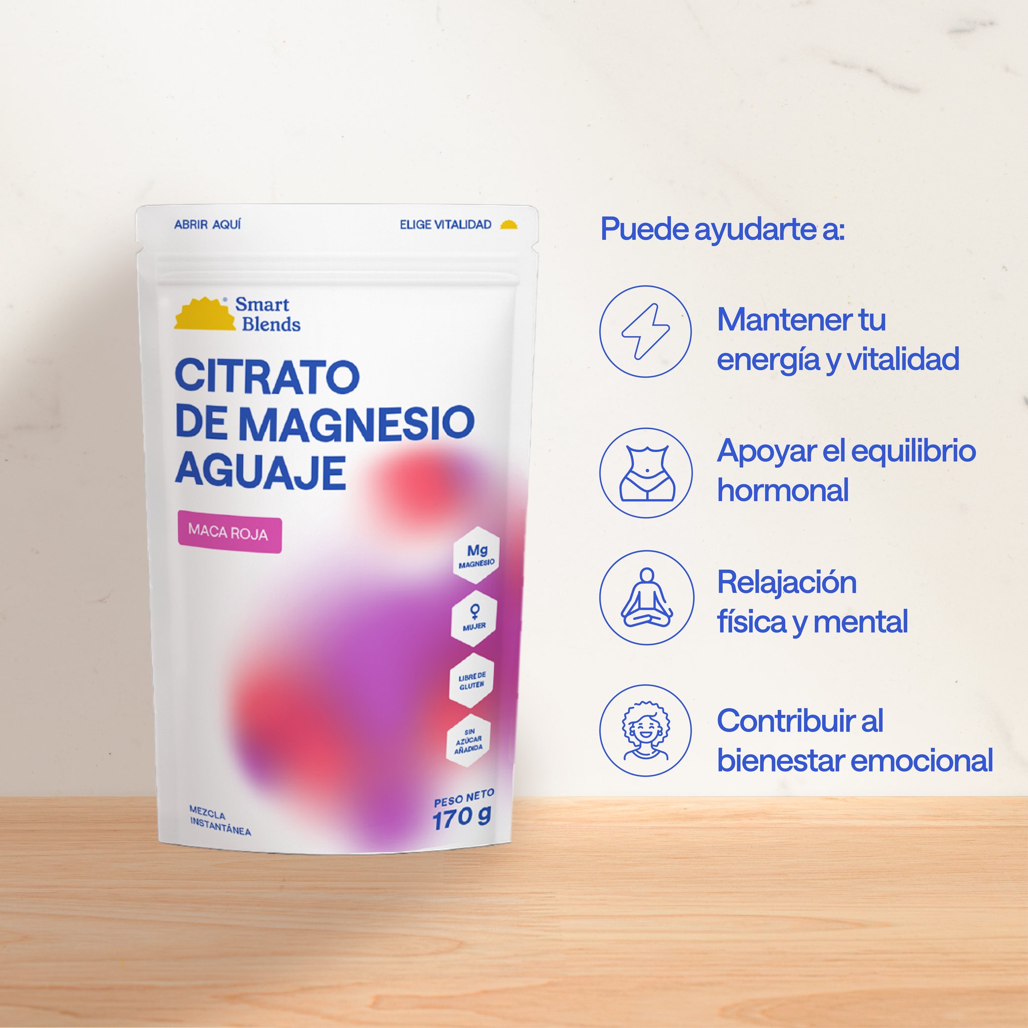 Citrato De Magnesio Mujer Aguaje + Maca Negra – Pack Pareja - Pack Pareja