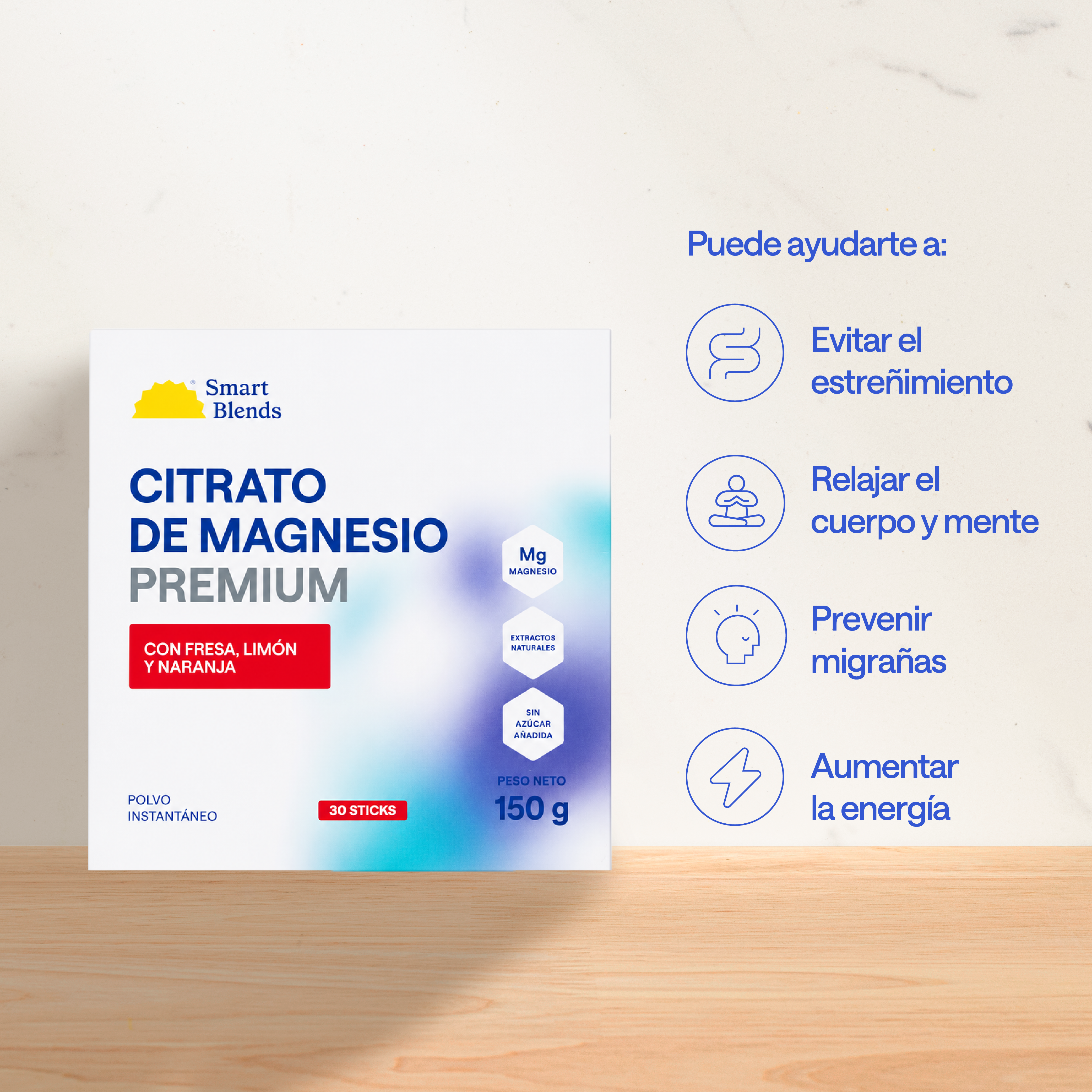 Citrato De Magnesio En Sobres Fresa x30uds