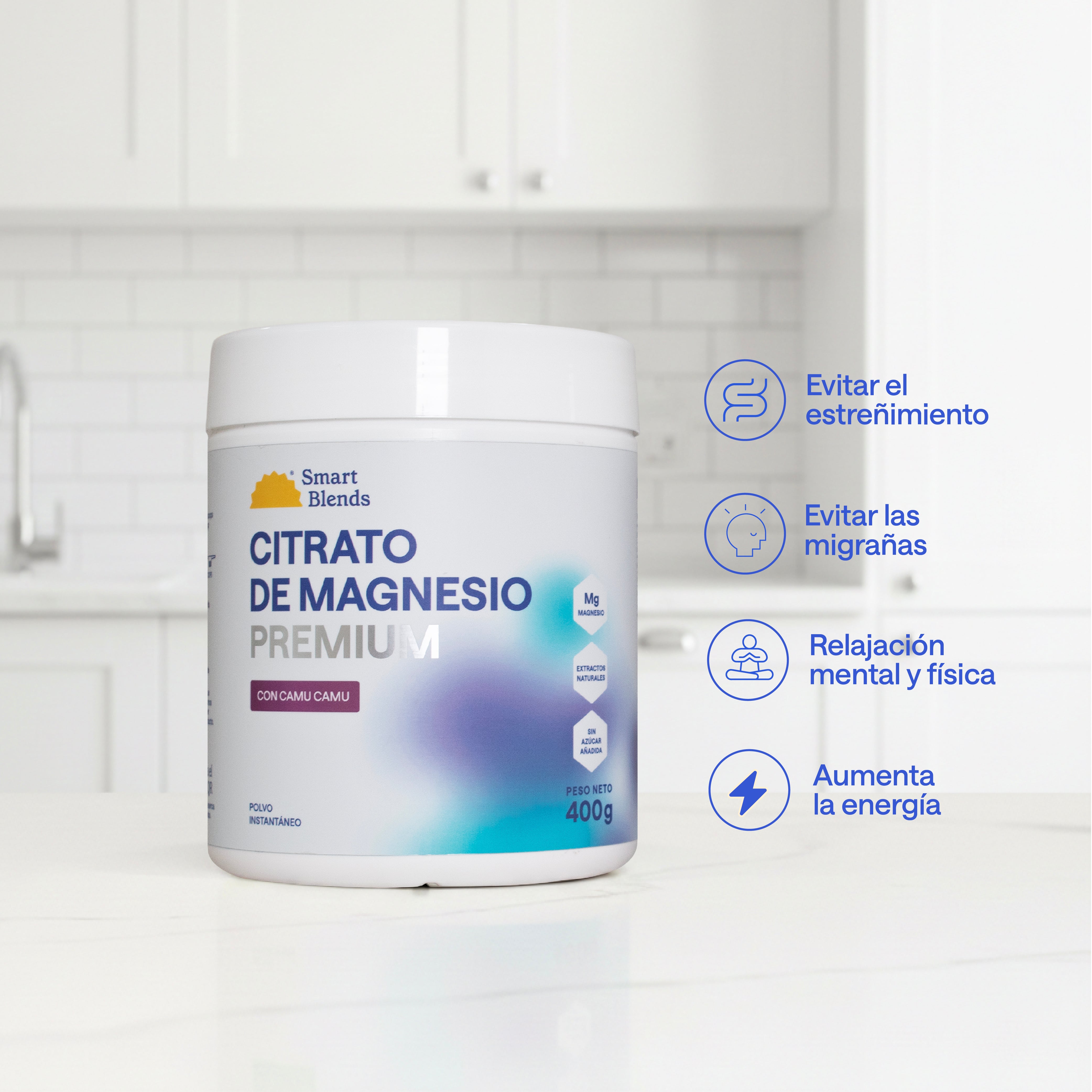 Citrato Magnesio Y Camu Camu 400g