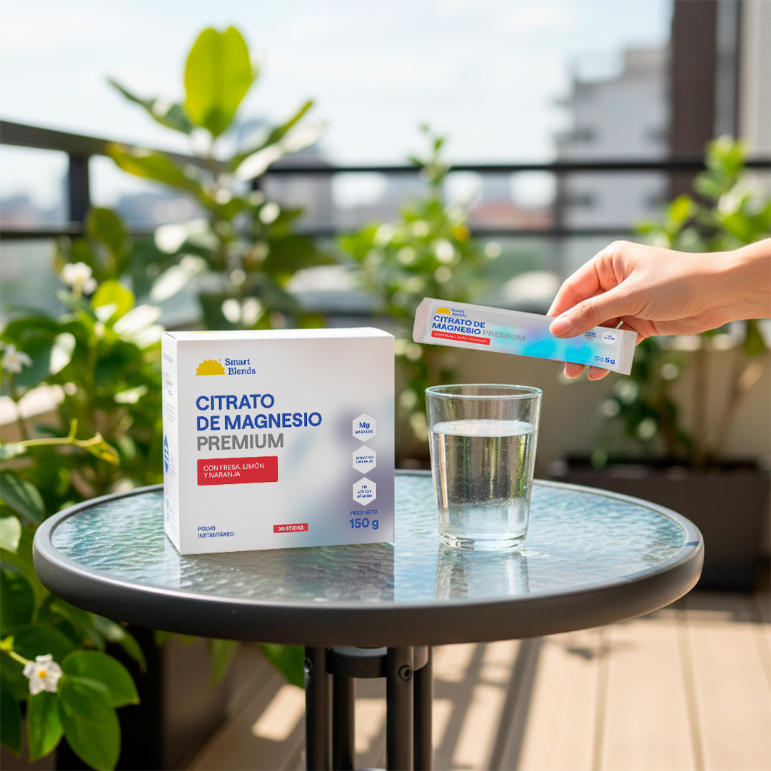 Citrato de Magnesio Premium Fresa Caja x 30 sachets