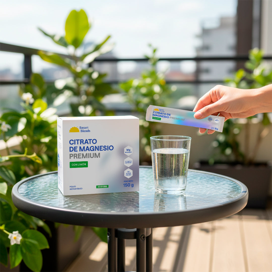 Citrato de Magnesio Premium limón Caja x 30 sachets