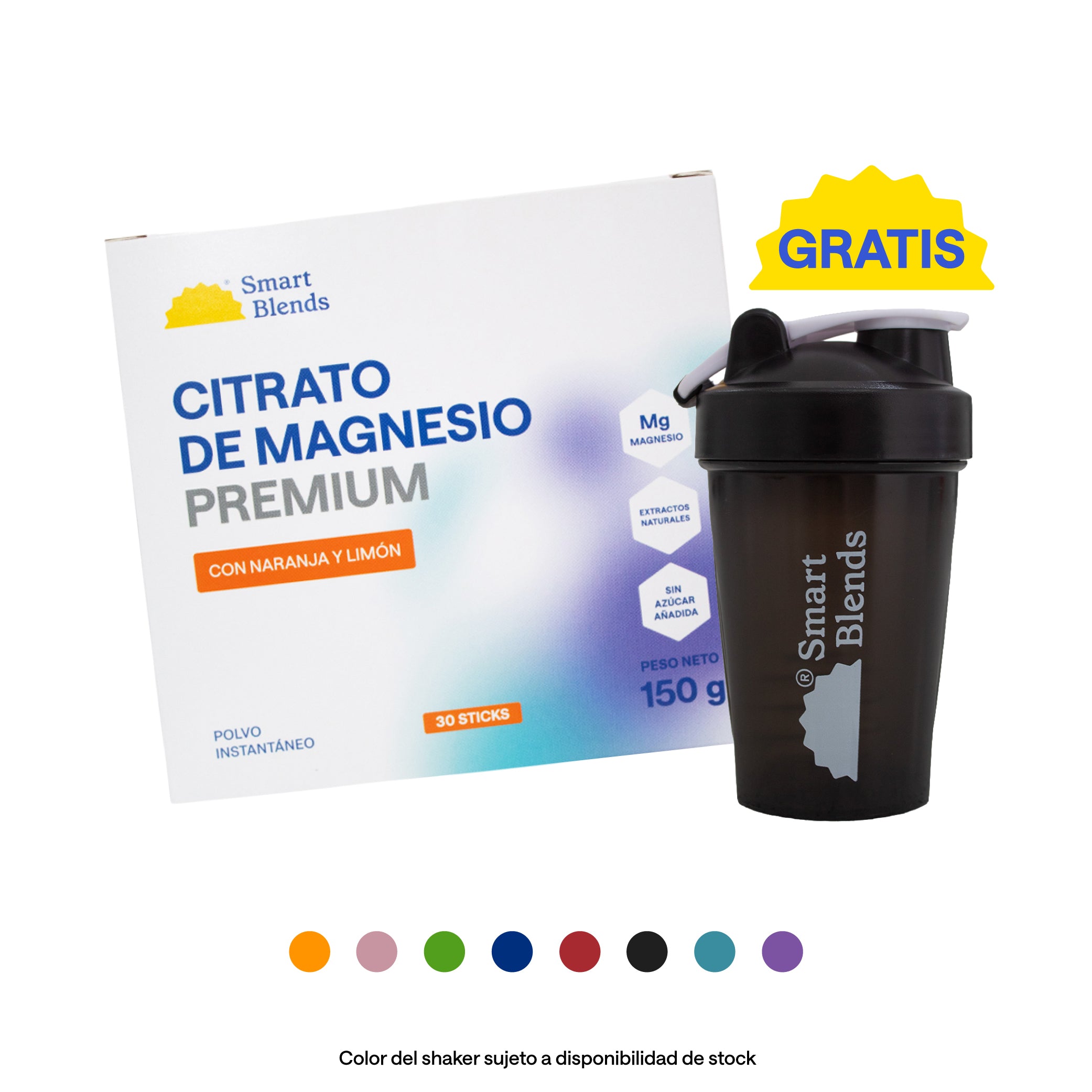 Citrato De Magnesio En Sobres Naranja x30uds